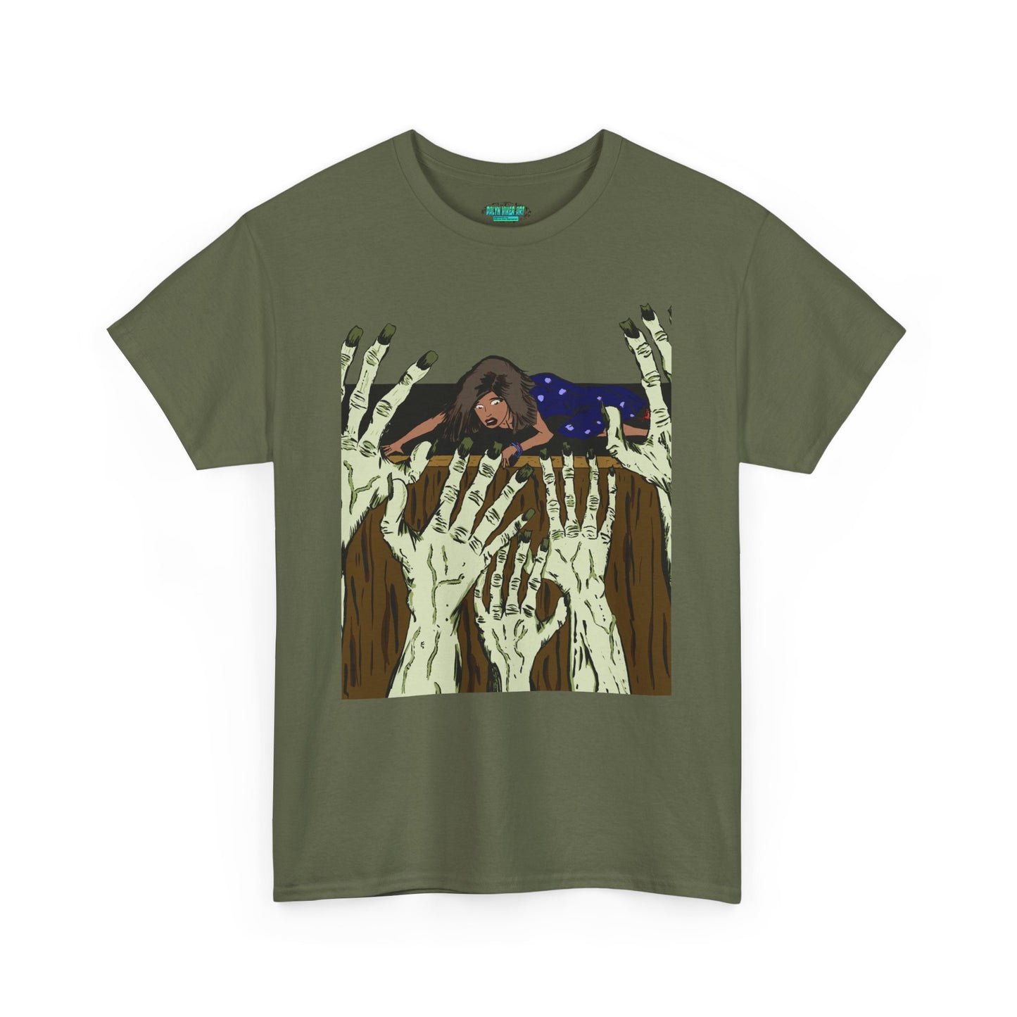 Spooky Unisex Heavy Cotton Tee, Halloween Shirt, Ghostly T-Shirt, Unisex Graphic Tee, Casual Wear for Halloween