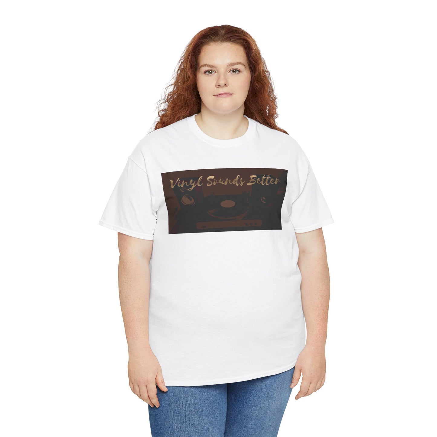 Vinyl Sounds Better T-Shirt — Retro Record Player Tee for Music Lovers