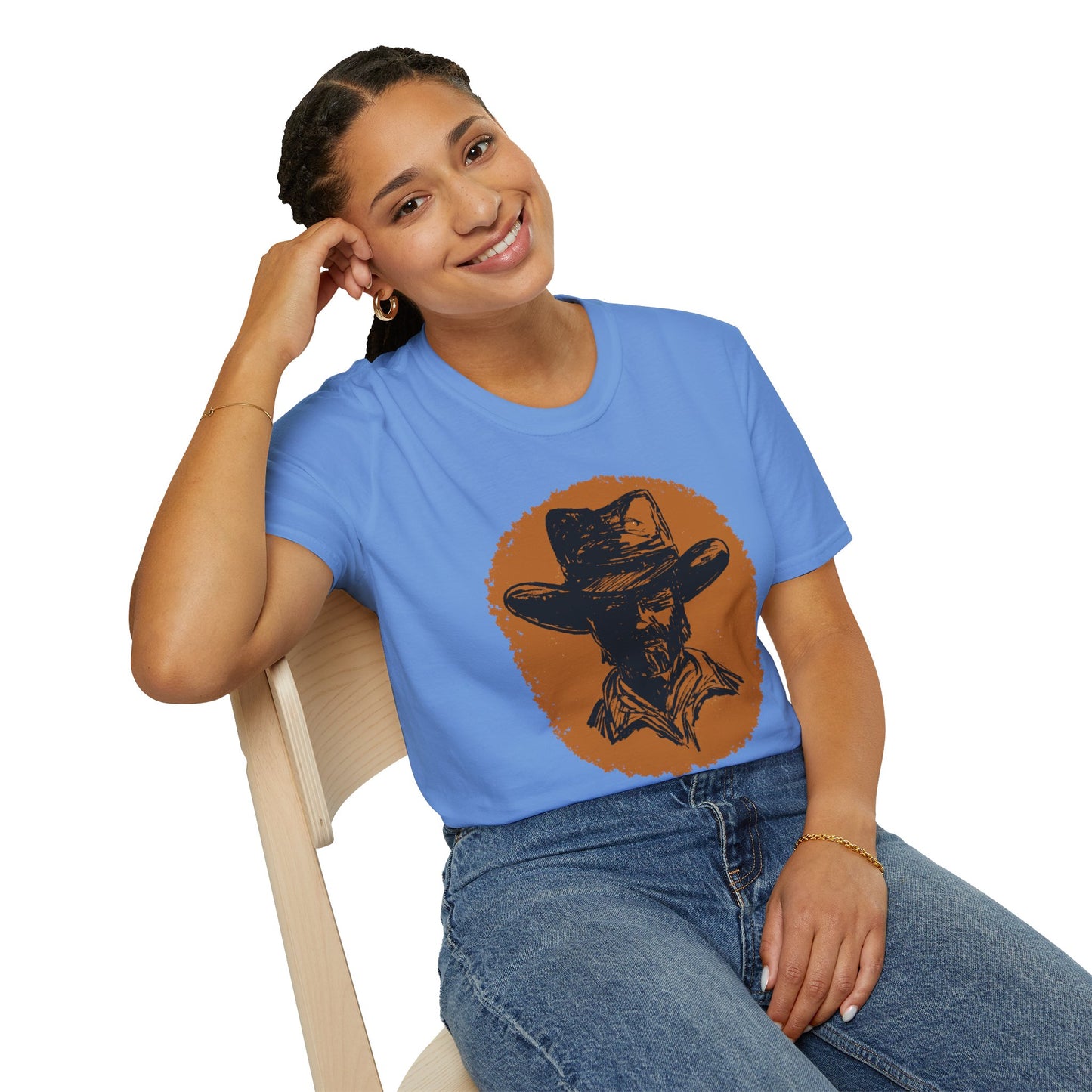 Southwest Cowboy Unisex T-Shirt - Western Rancher Design