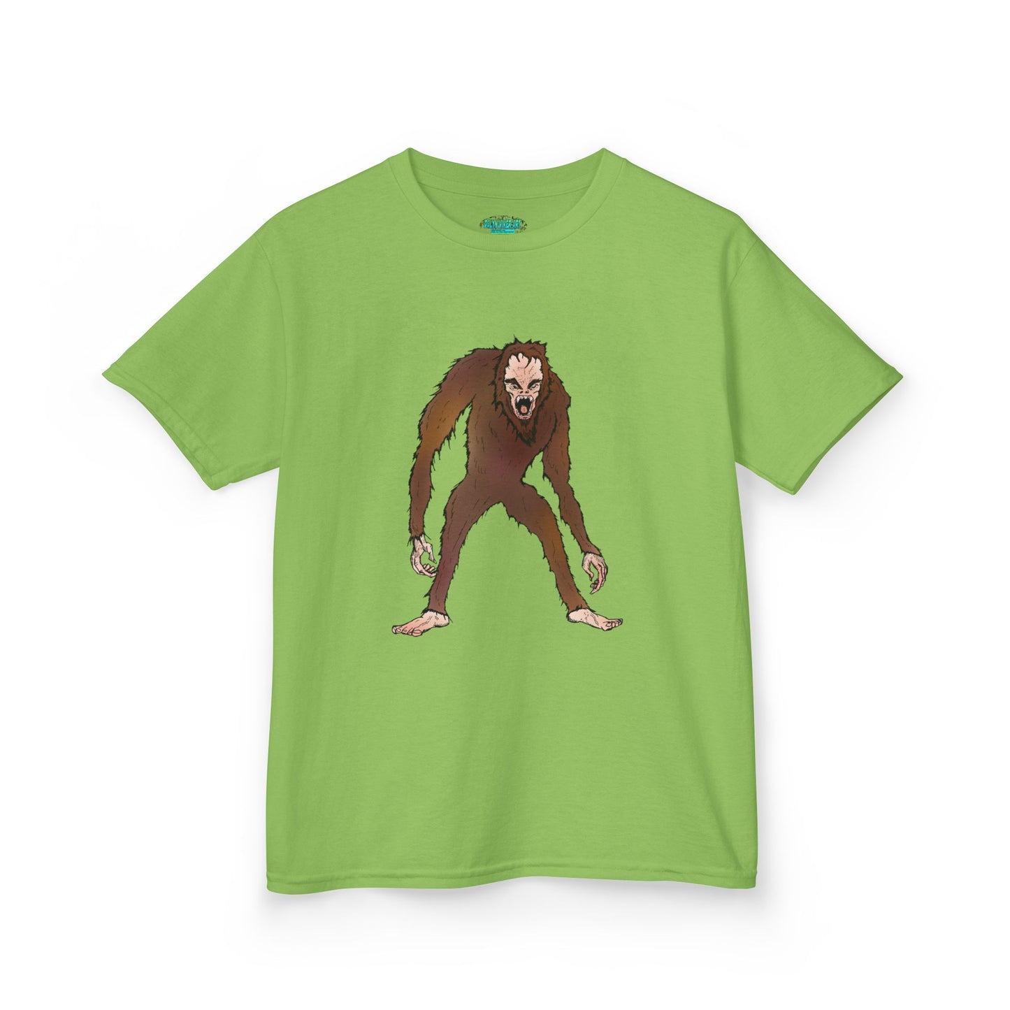 Kids Tee — Playful Sasquatch/Yeti Monster Graphic