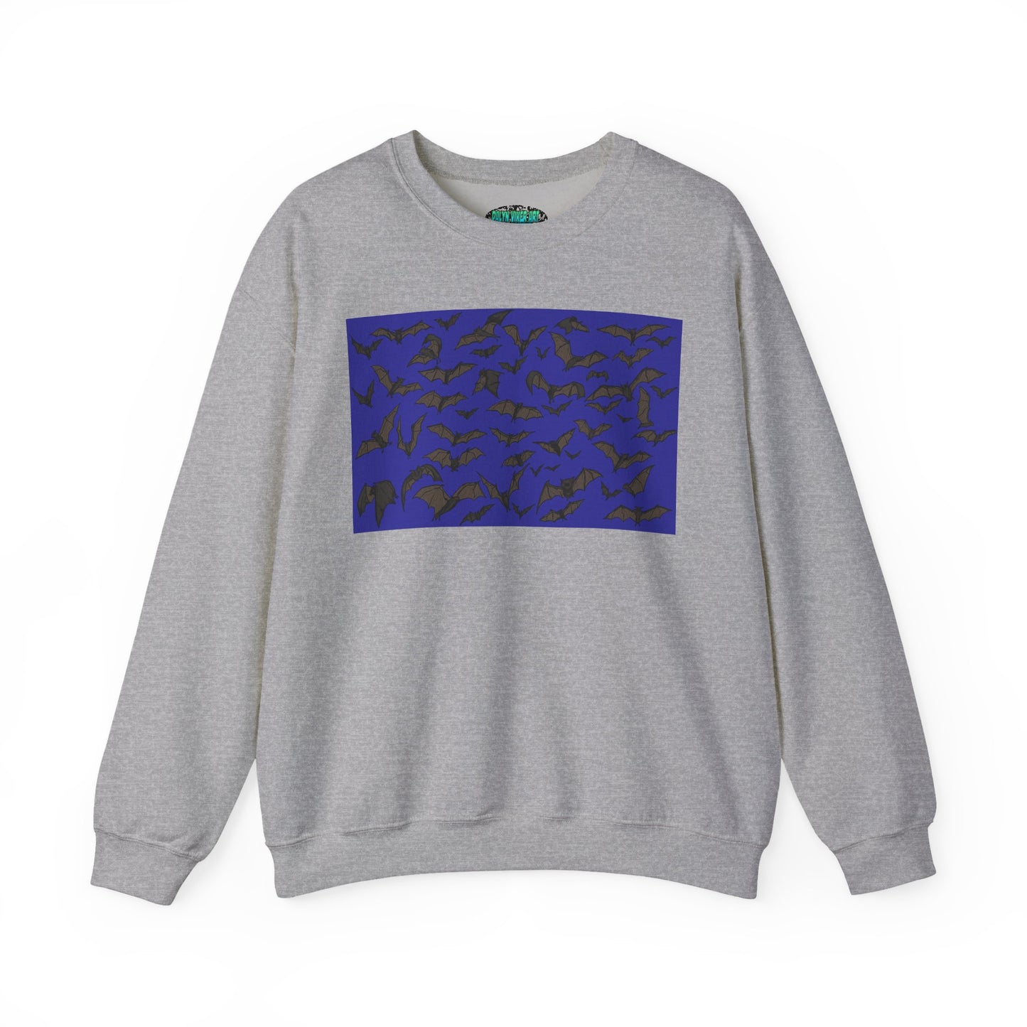 Stylish Bats Unisex Crewneck Sweatshirt with Abstract Design