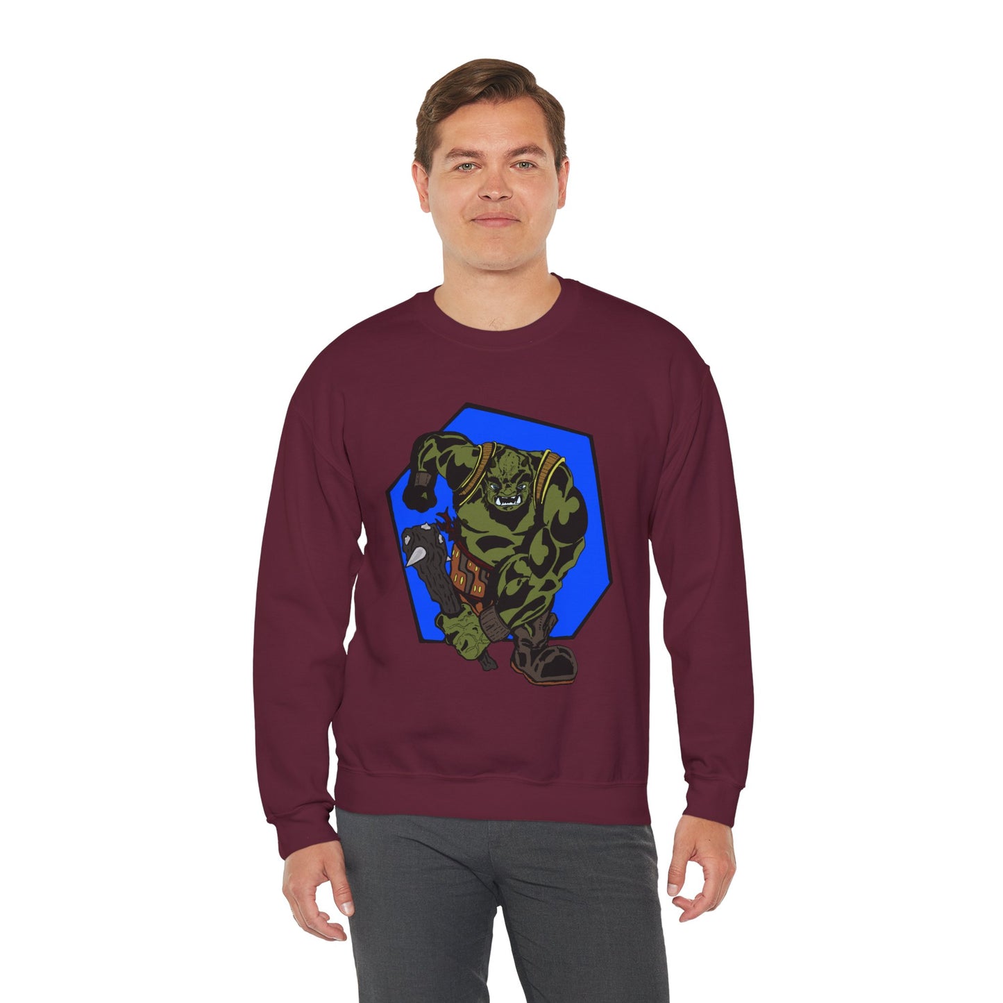 Rampaging Ogre Crewneck Sweatshirt for Marvel Fans