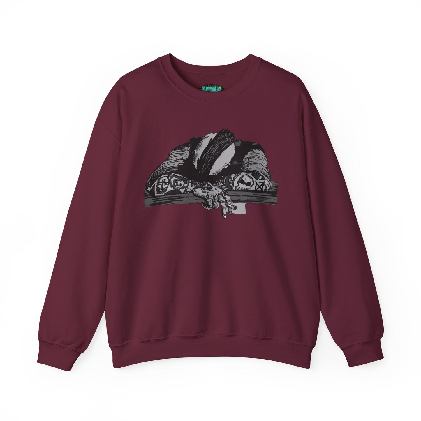 Punk and Done Graphic Crewneck Sweatshirt for Everyday Comfort