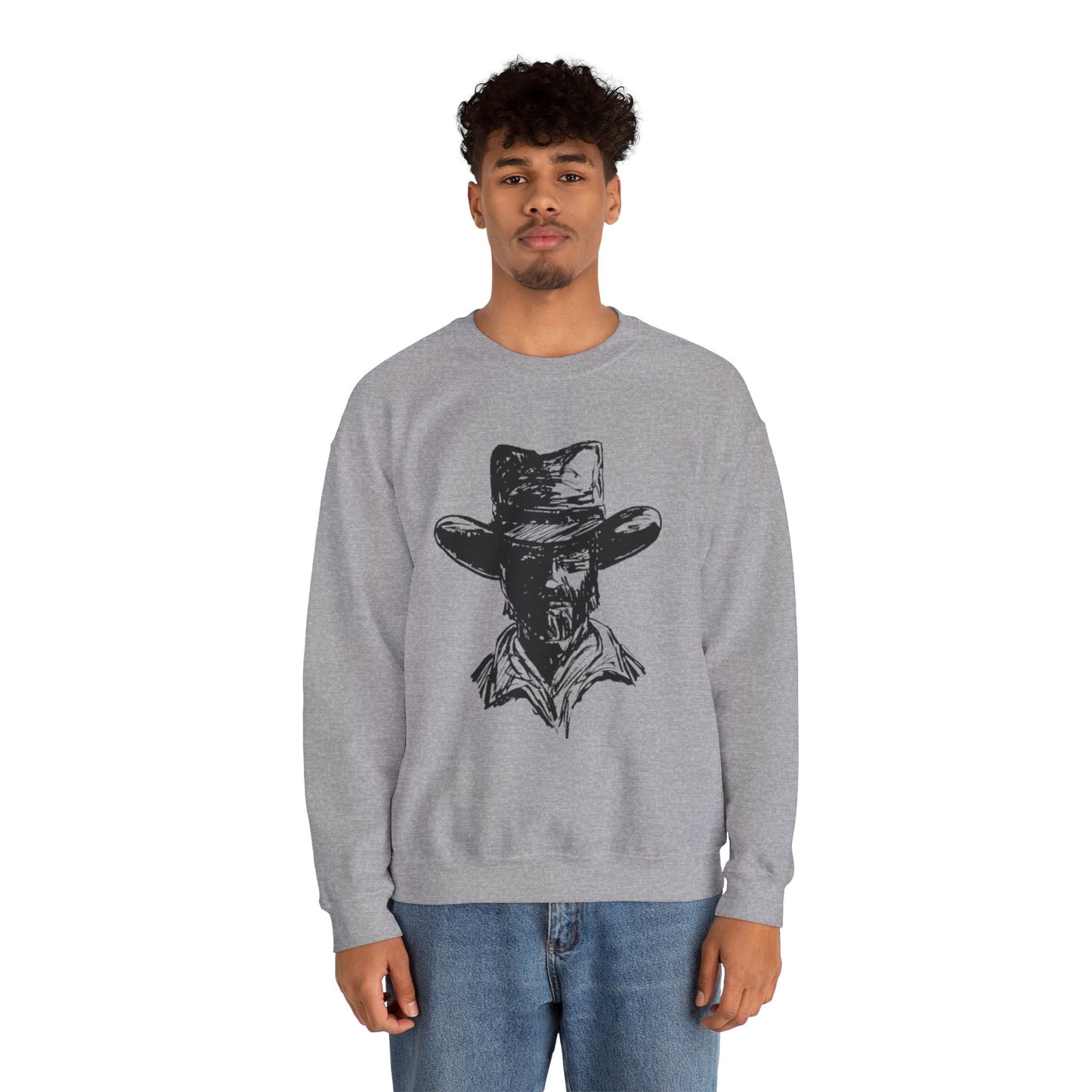 Cowboy Graphic Crewneck Sweatshirt