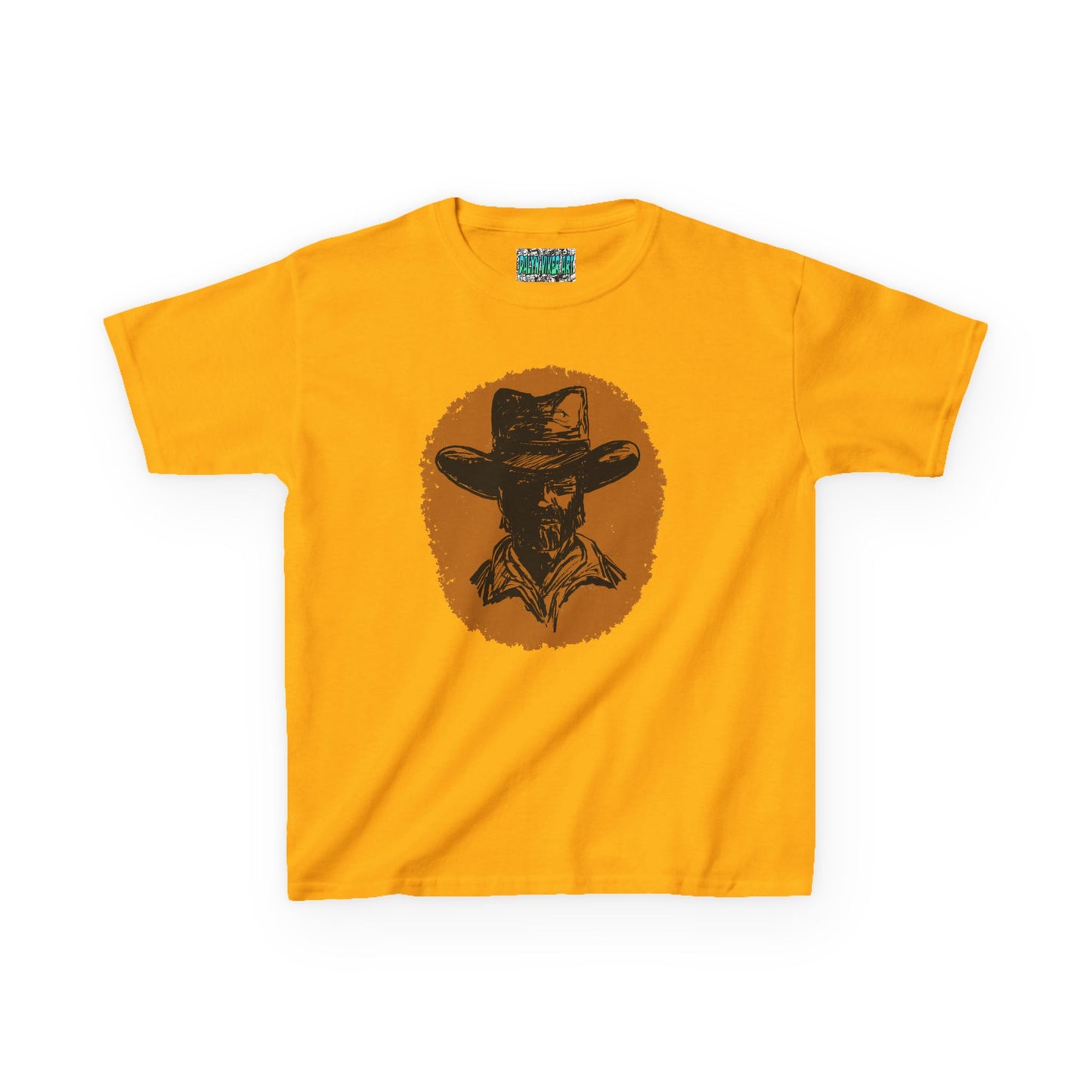 Southwestern Cowboy Kids Heavy Cotton™ Tee