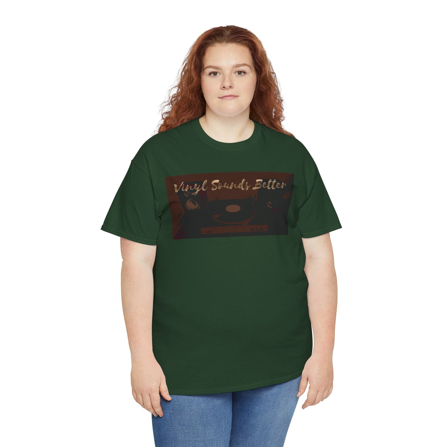 Vinyl Sounds Better T-Shirt — Retro Record Player Tee for Music Lovers