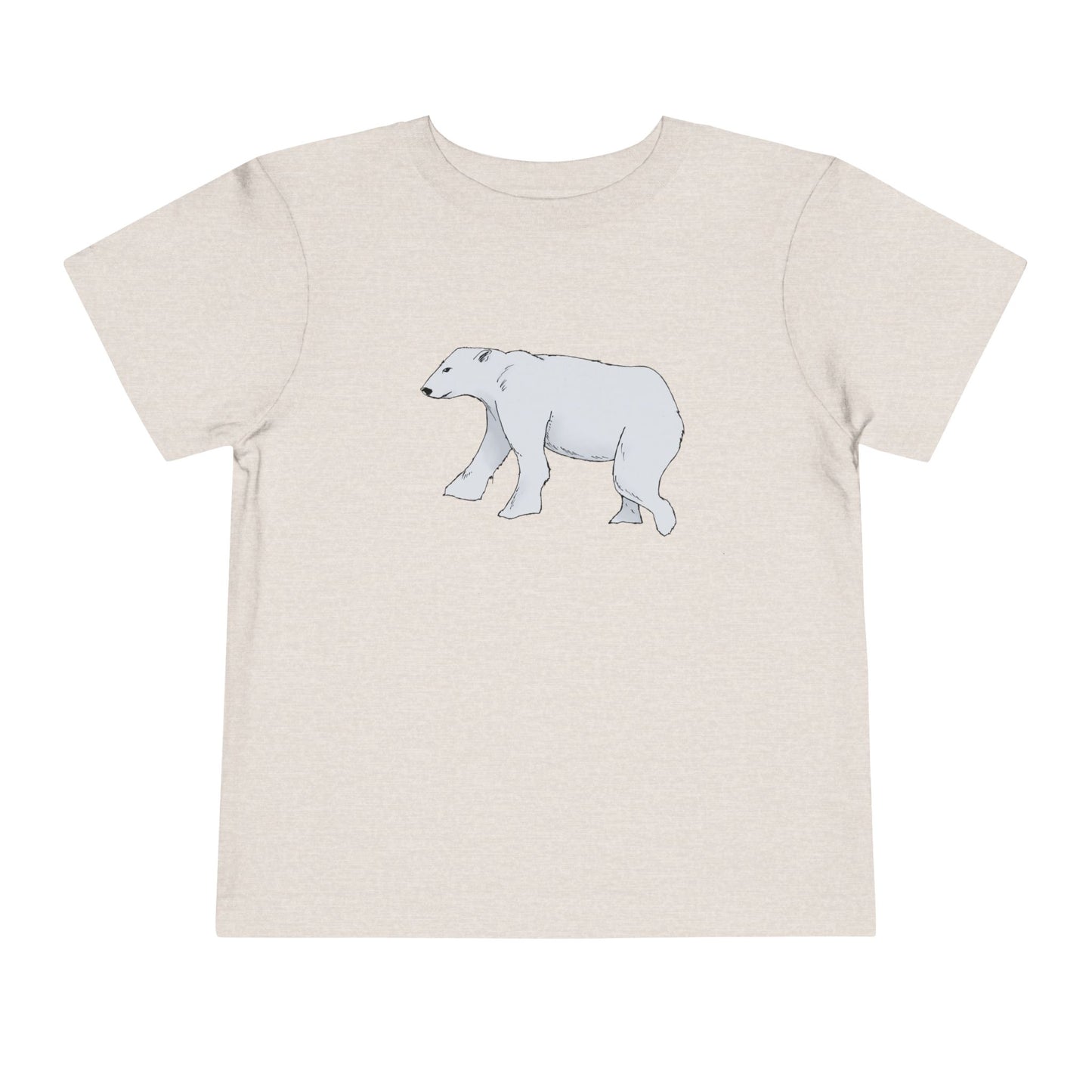 Polar Bear Toddler Tee — Cute Arctic Animal Shirt for Kids