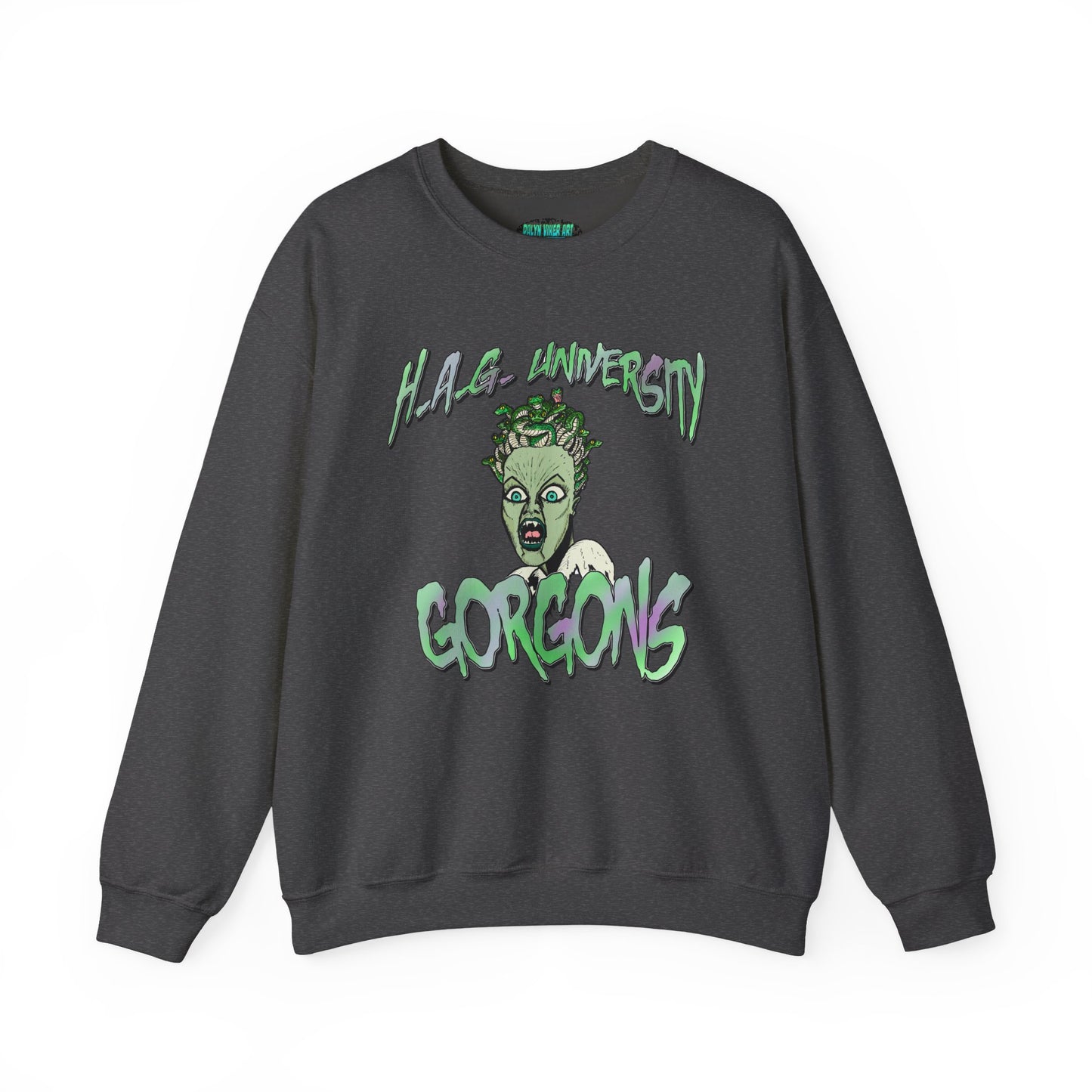 HAG University GORGONS Crewneck Sweatshirt – Unisex Heavy Blend