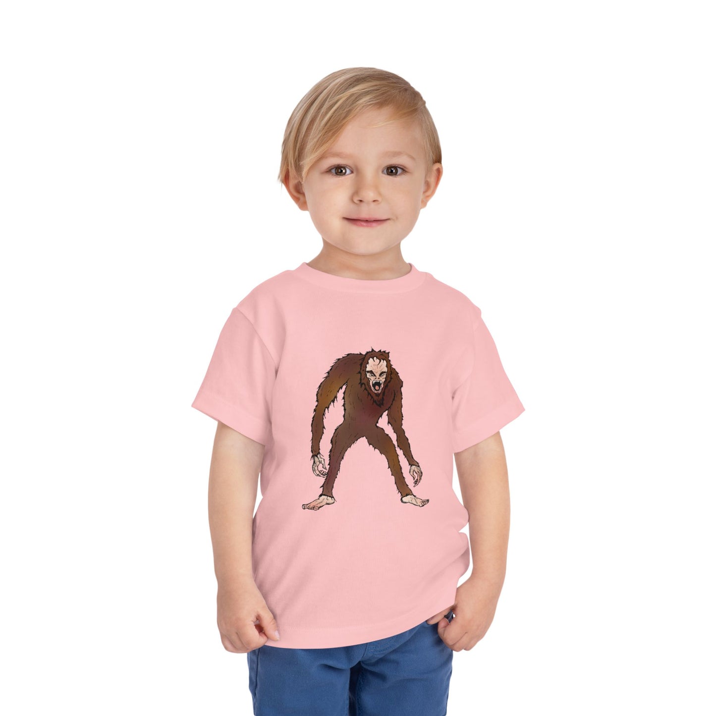 Toddler Tee — Cute Cartoon Kid-Friendly Bigfoot Graphic Shirt