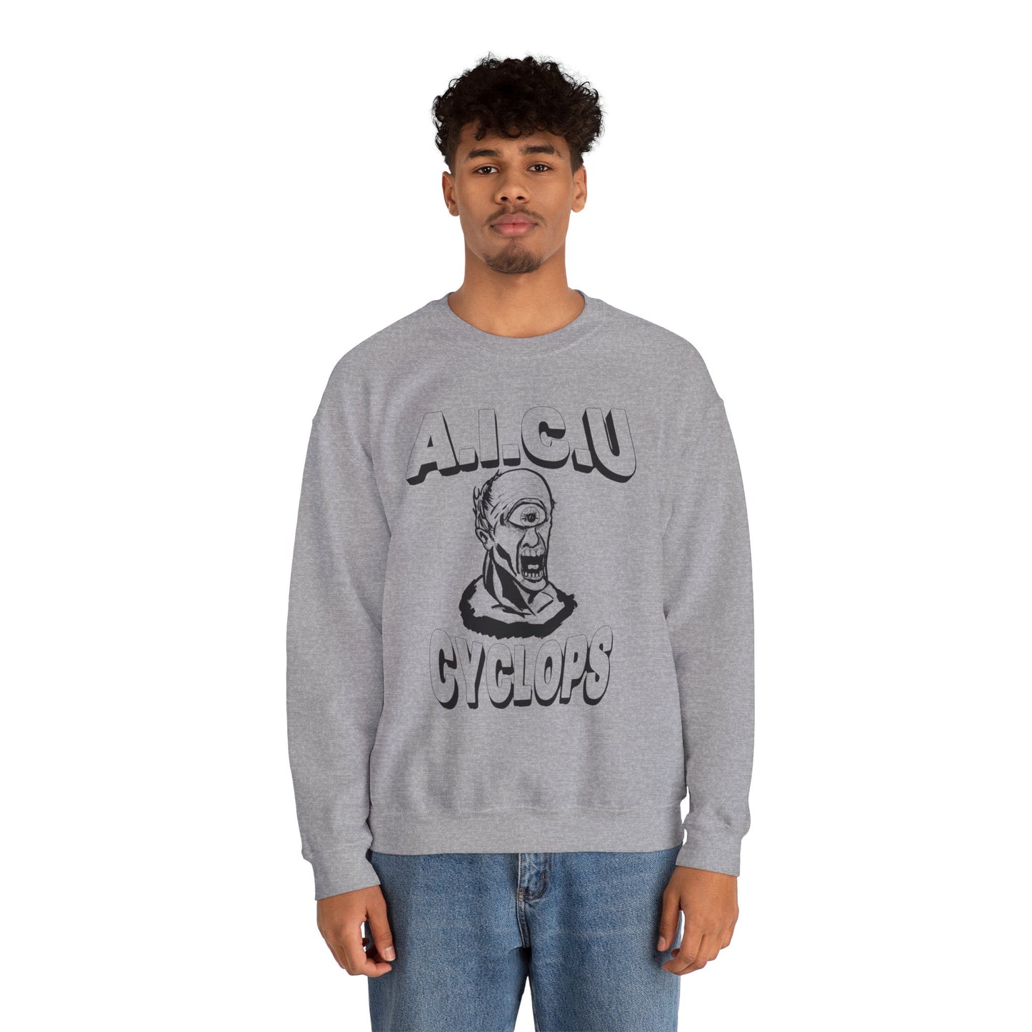 Vintage AICU Cyclops Crewneck Sweatshirt for Unique Style
