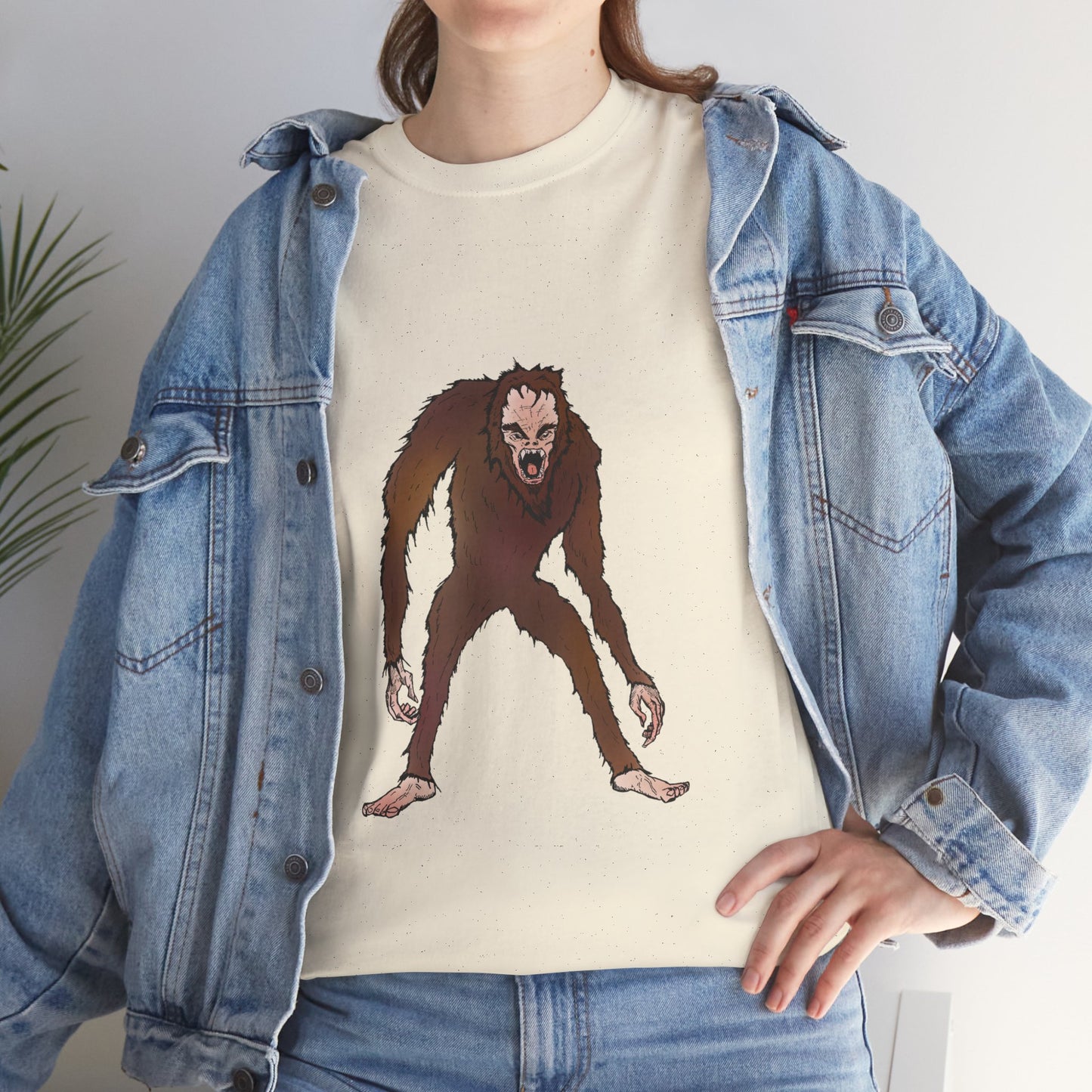 Bigfoot Sketch T‑Shirt — Retro Sasquatch Graphic Tee