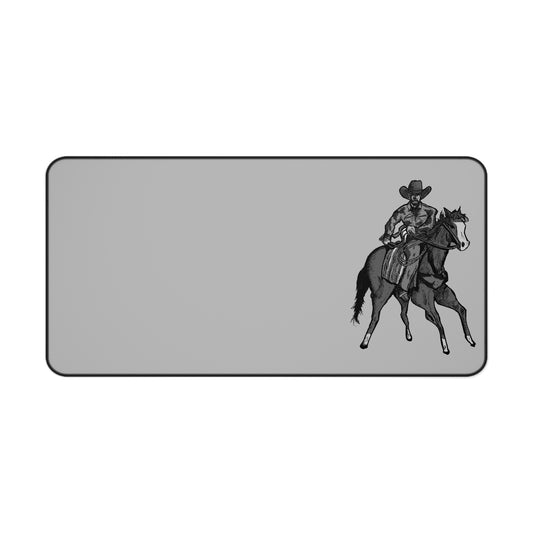Cowboy Horse Desk Mat — Western Rodeo Office Mouse Pad