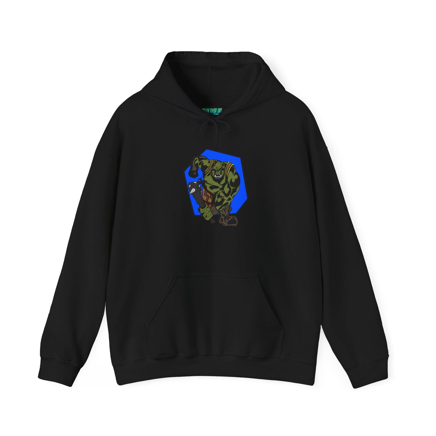Heroic Monster Hooded Sweatshirt, Cozy Casual, Gift for Gamer, Geek Wear, Unisex Hoodie, Birthday Present, Halloween Style