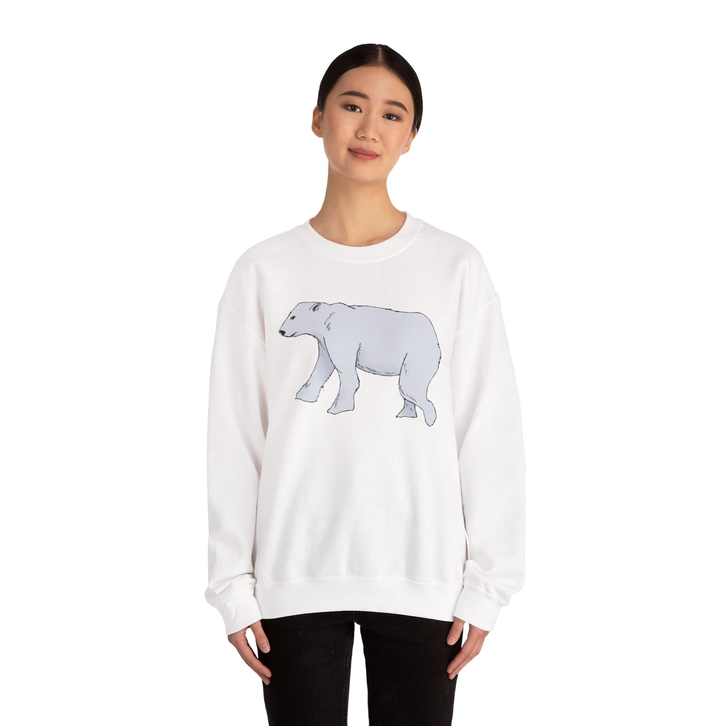 Cozy Polar Bear Crewneck Sweatshirt