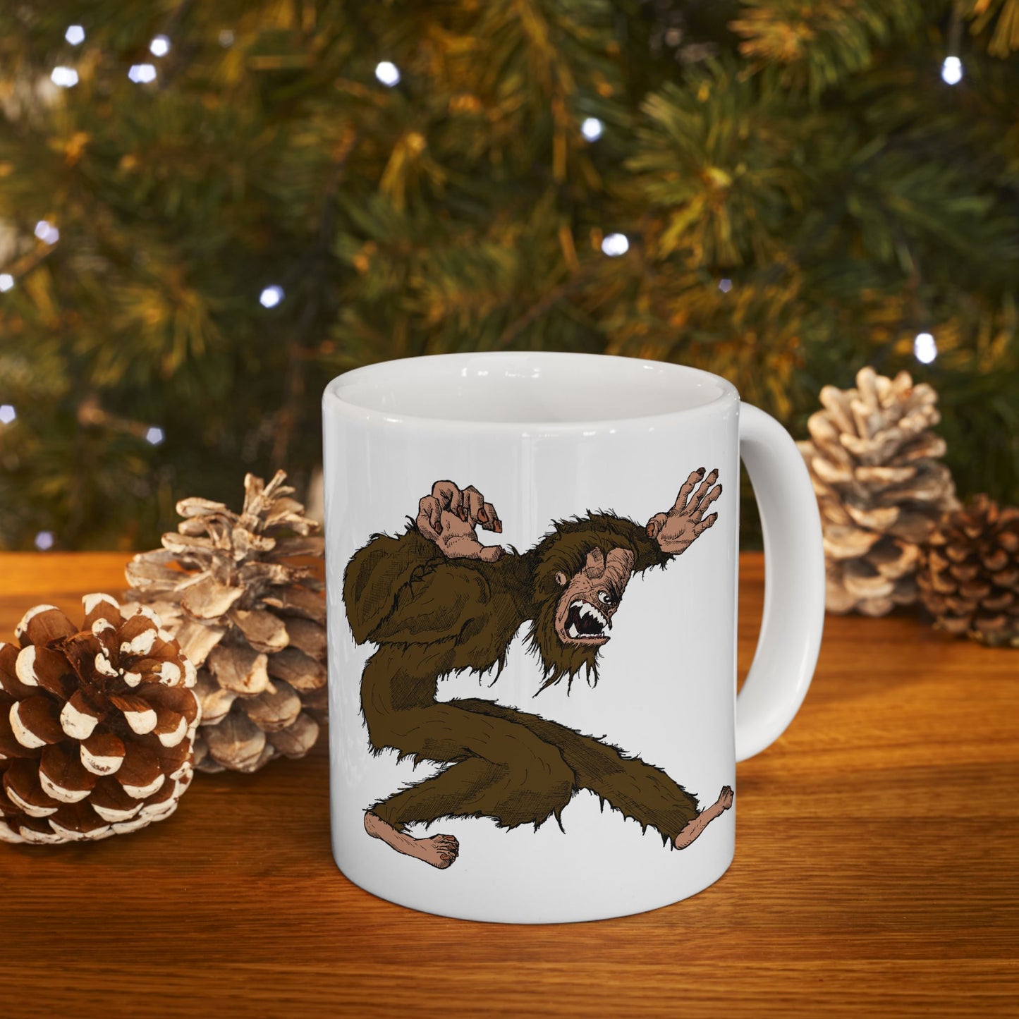 Berserker Bigfoot Ceramic Mug, (11oz)