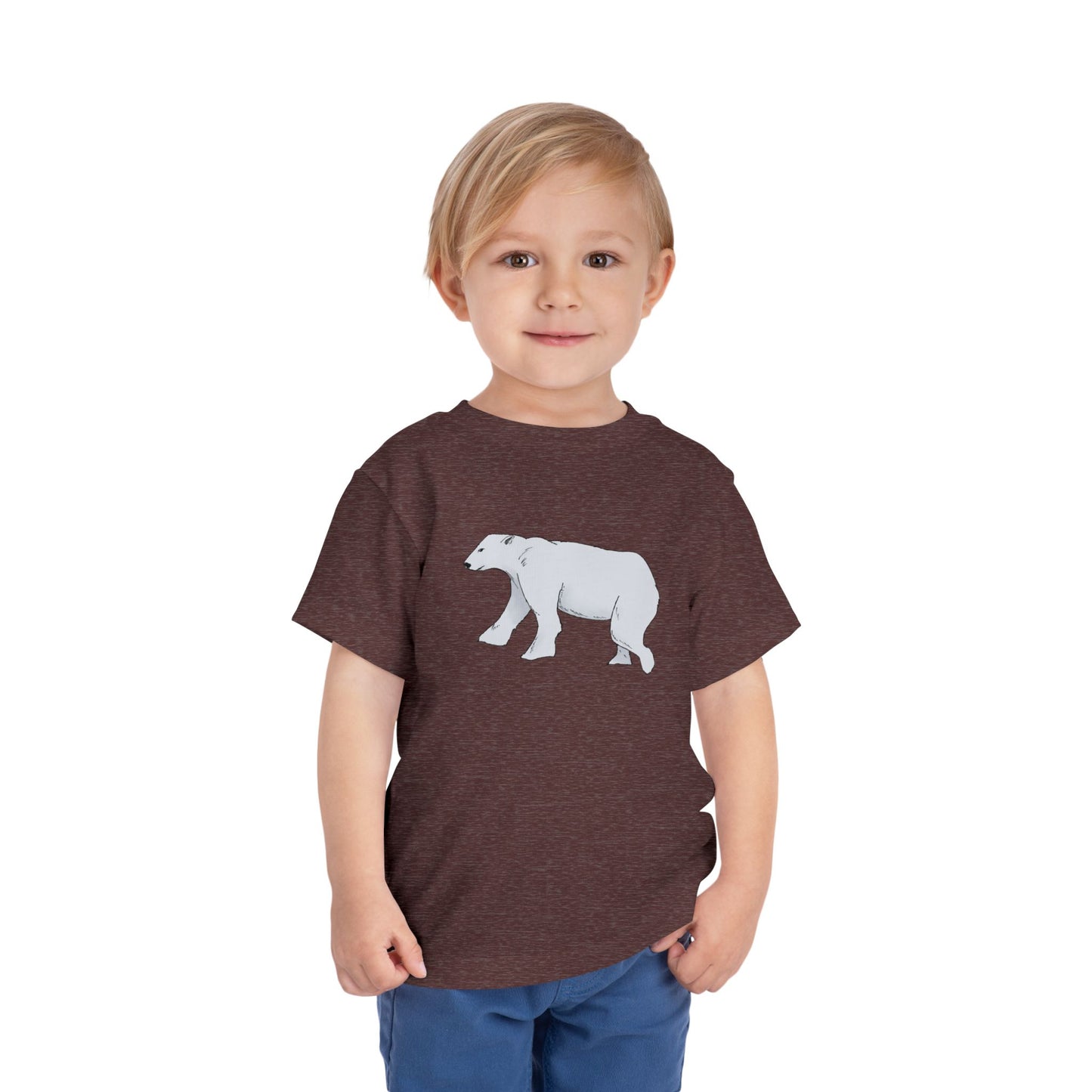 Polar Bear Toddler Tee — Cute Arctic Animal Shirt for Kids