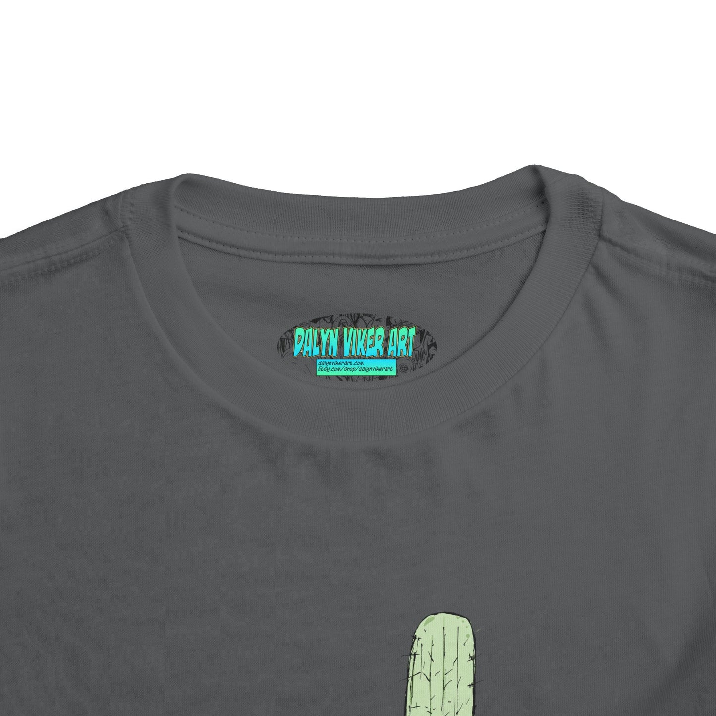 Toddler Tee — Desert Cactus with Guitar Graphic