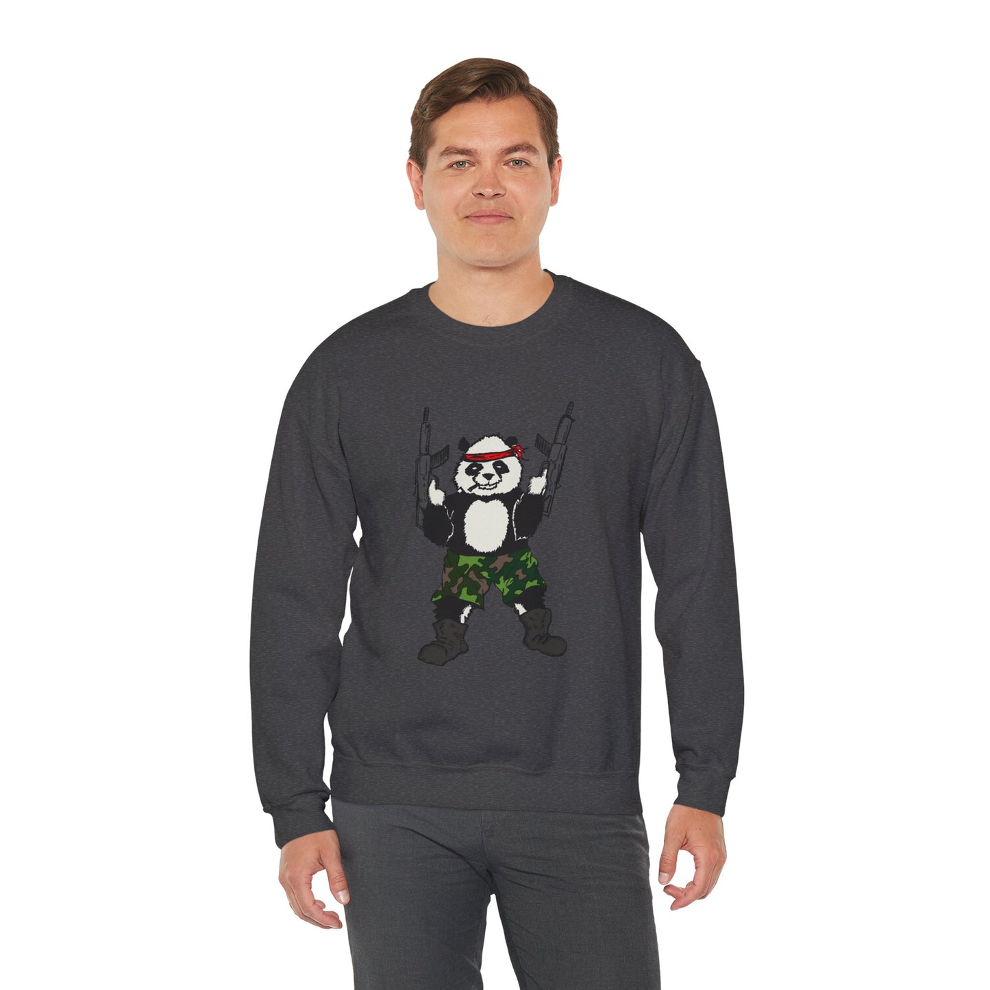Panda Guns Crewneck Sweatshirt