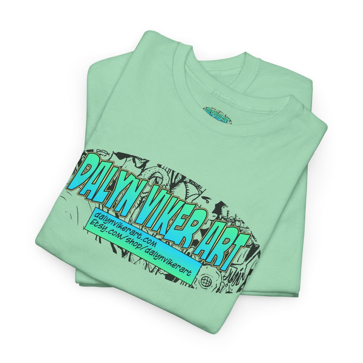 Dalyn Viker Art Logo - Artistic Unisex Tee with Abstract Design, Cool Graphic Shirt for Art Lovers, Perfect Gift for Creatives, Casual Wear, Summer Essential