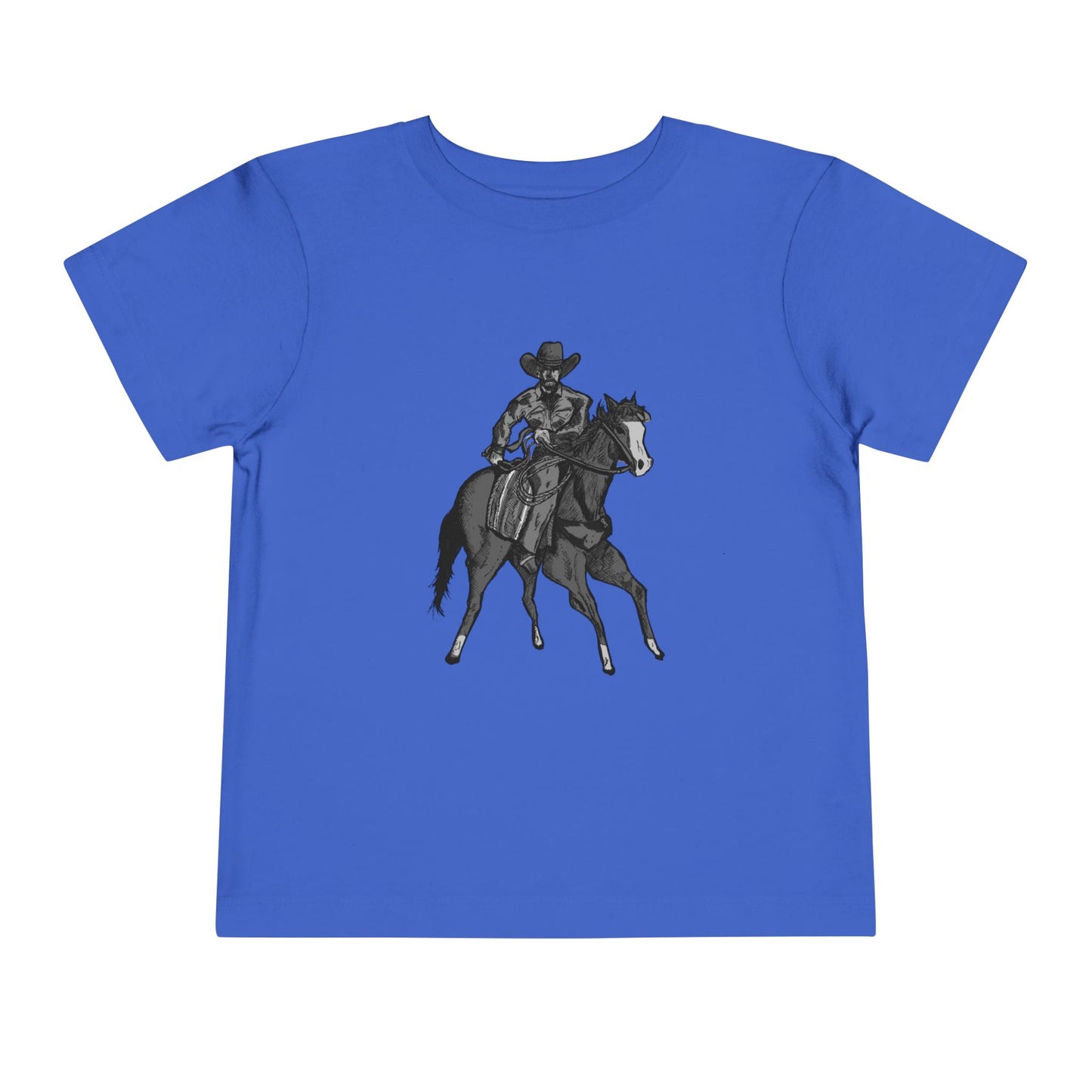Toddler Western Cowboy Tee — Horseback Rider Graphic Shirt