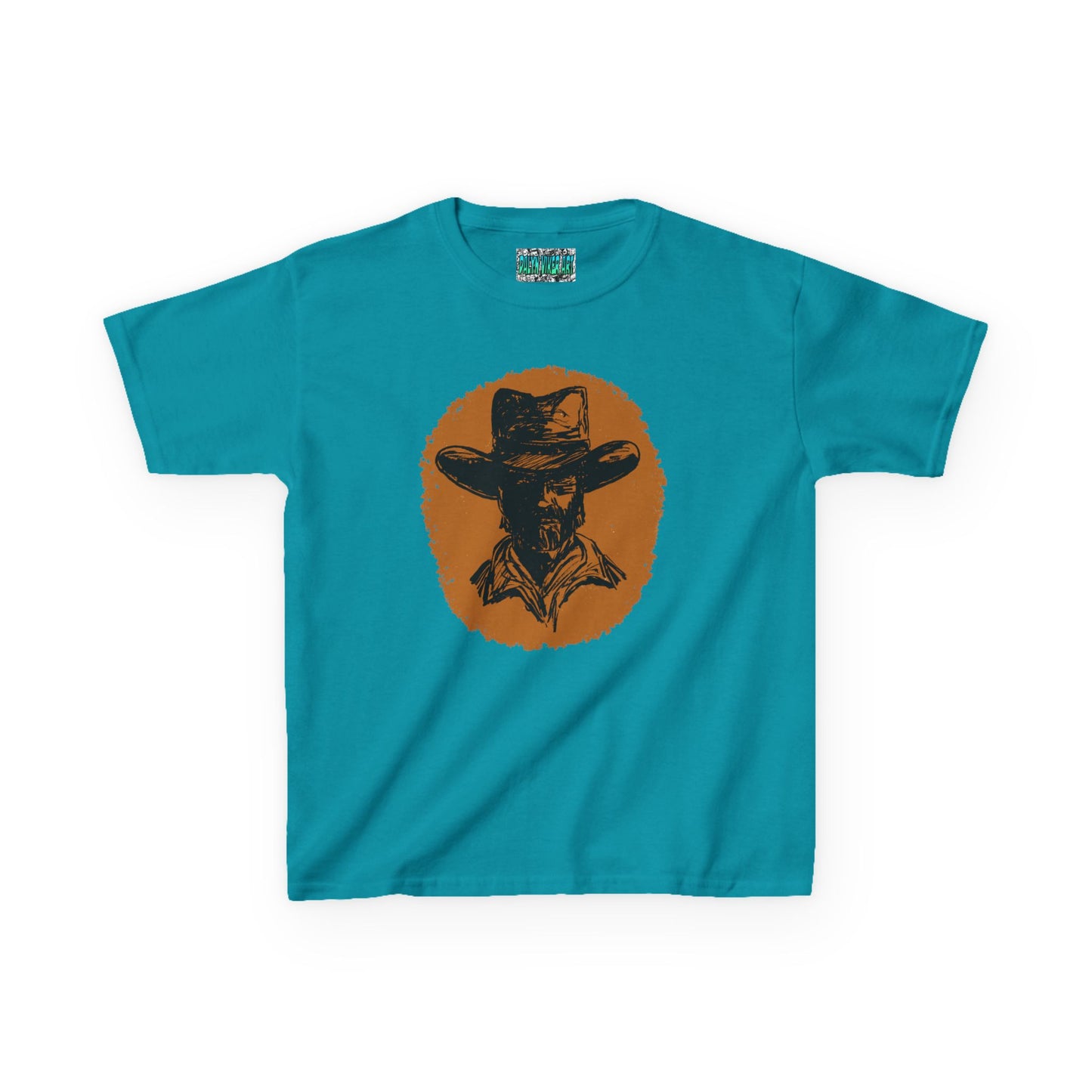 Southwestern Cowboy Kids Heavy Cotton™ Tee