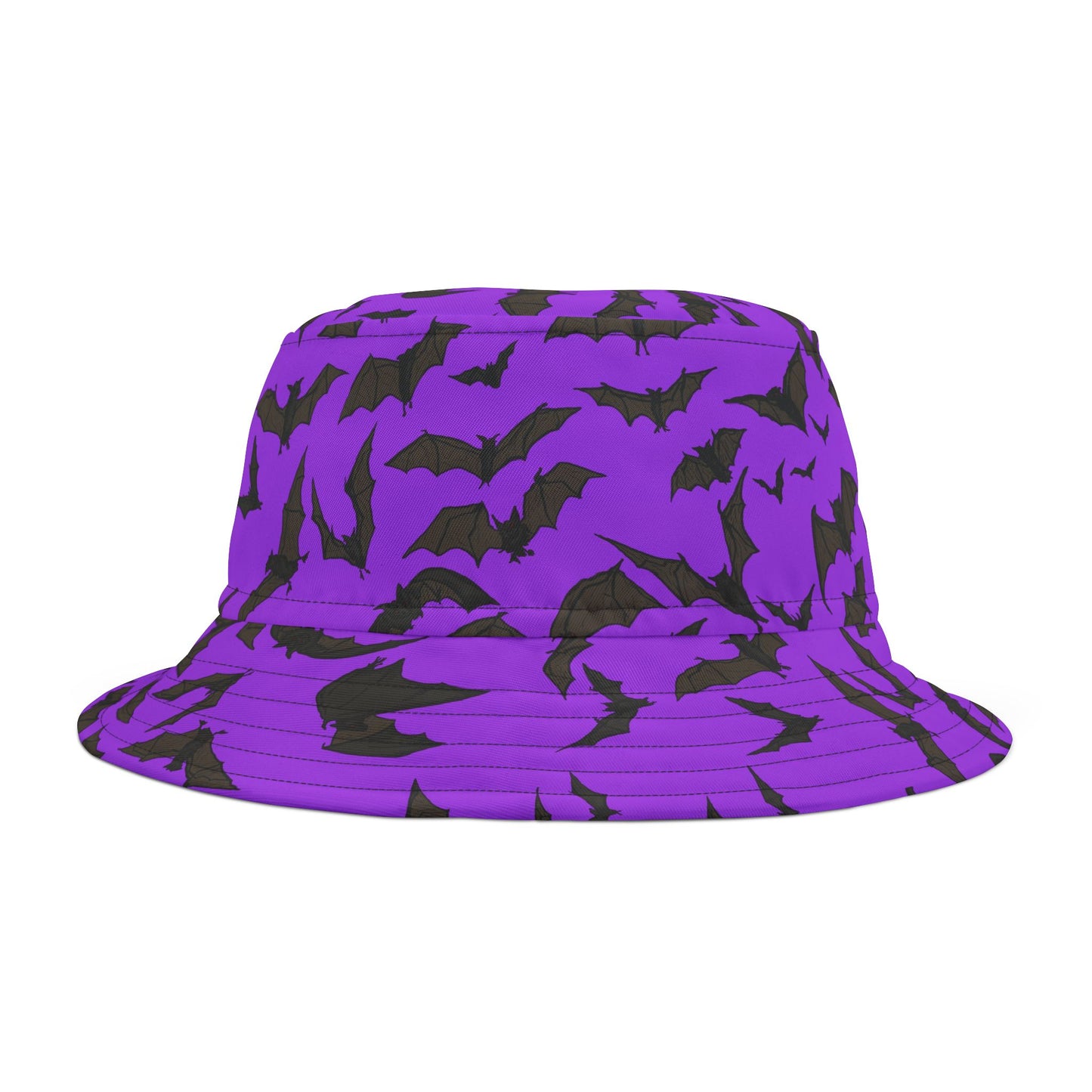 Vibrant Bats Bucket Hat, Stylish Summer Hat, Casual Beachwear, Trendy Headwear for Festivals, Gift for Animal Lovers