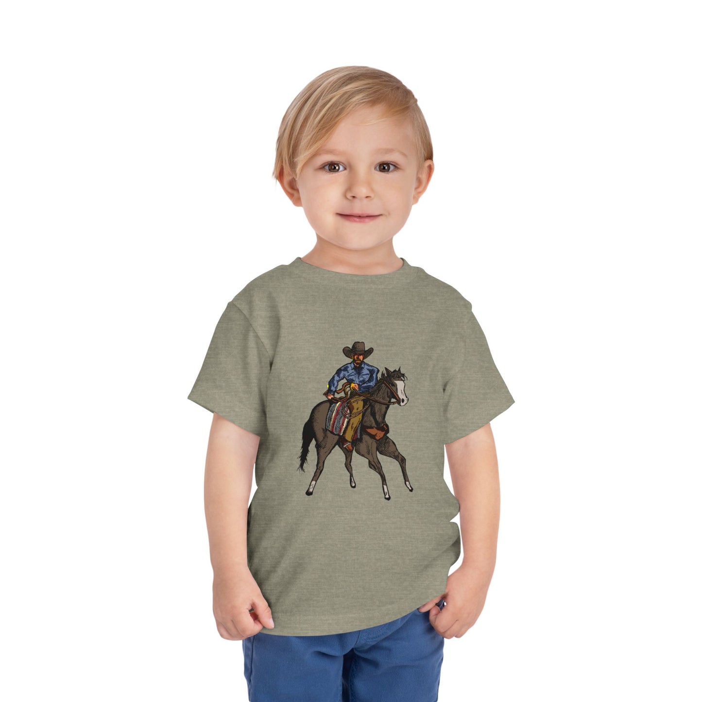 Cowboy on Horse Toddler Tee