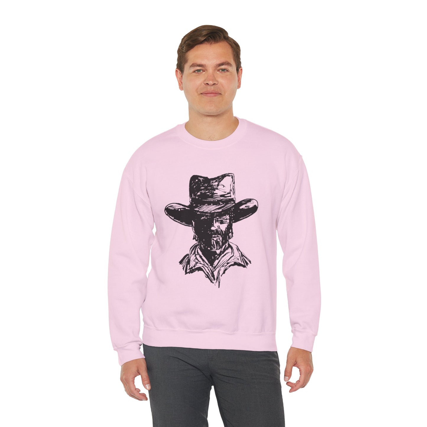 Cowboy Graphic Crewneck Sweatshirt