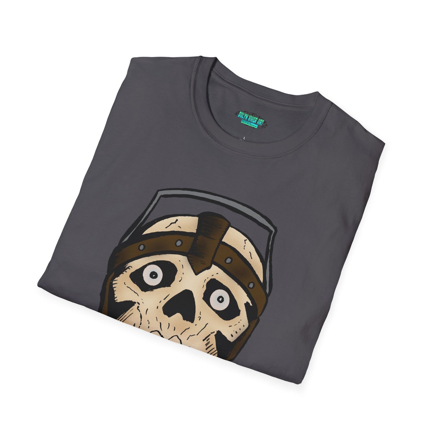 Electric Screaming Skull Unisex Softstyle T-Shirt