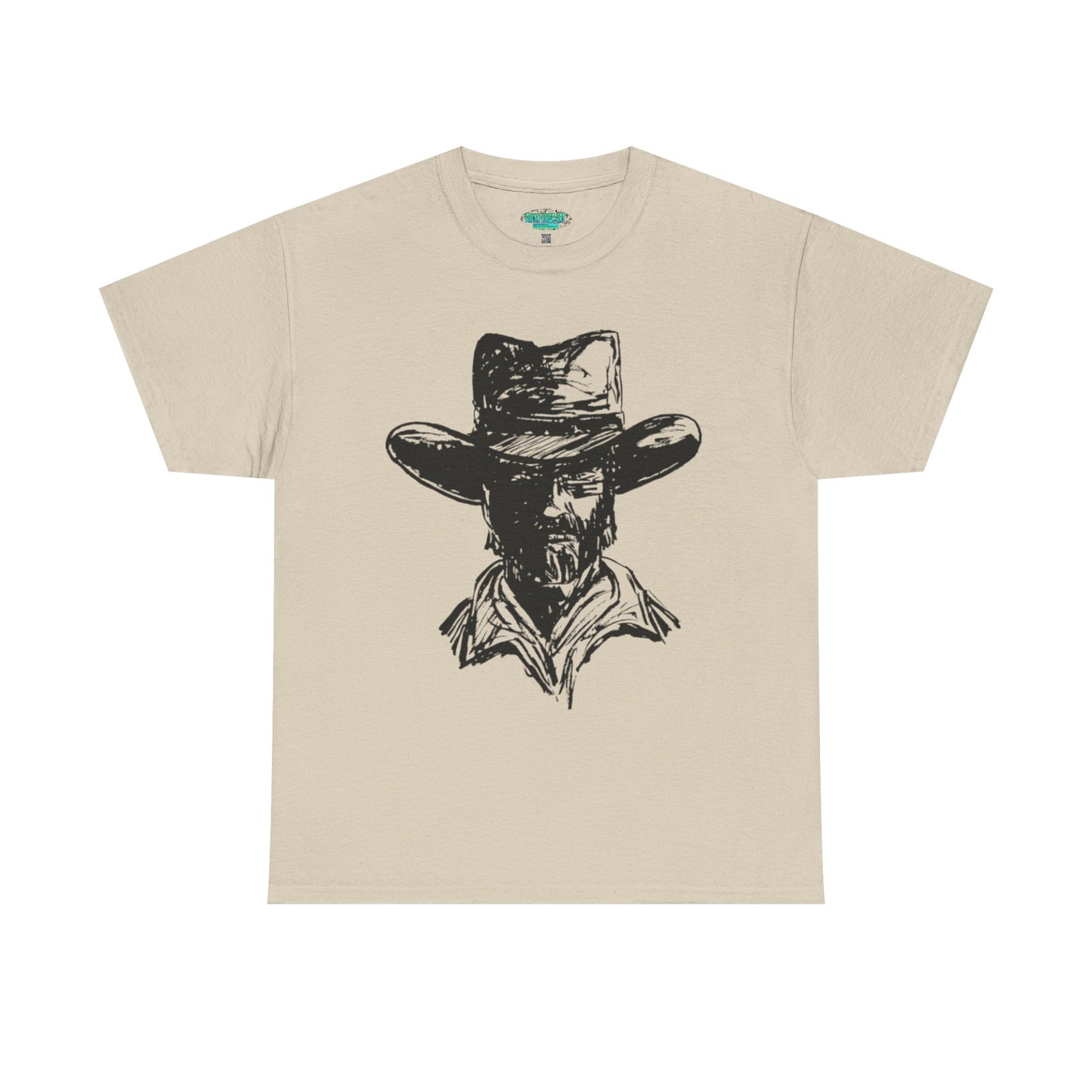Rustic Cowboy Graphic Unisex Heavy Cotton Tee