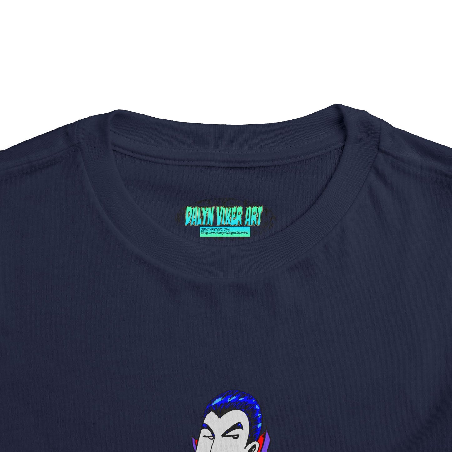 Toddler Tee — Cute Cartoon Vampire Graphic Shirt for Kids