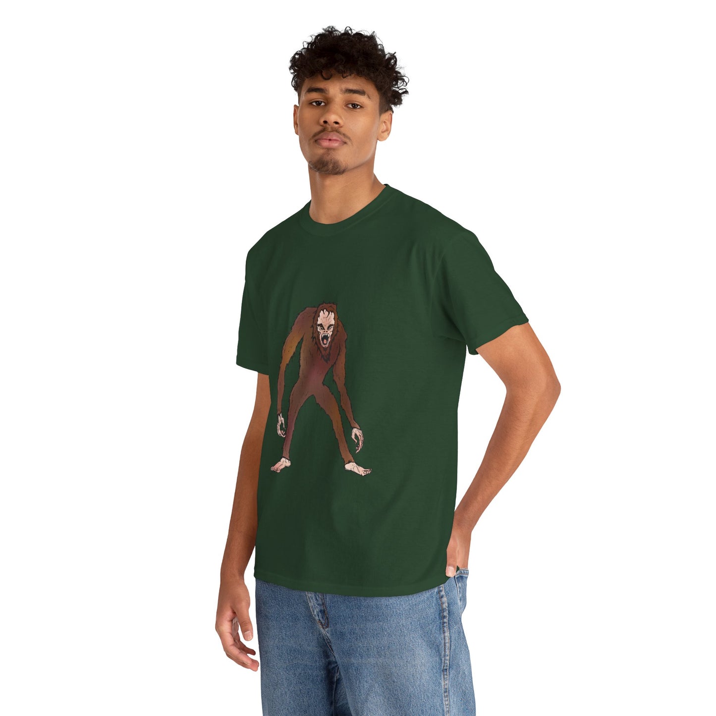 Bigfoot Sketch T‑Shirt — Retro Sasquatch Graphic Tee