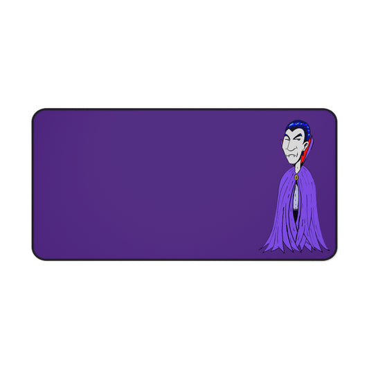 Vampire Purple Desk Mat — Gothic Vampire Desk Pad for Gaming & Office