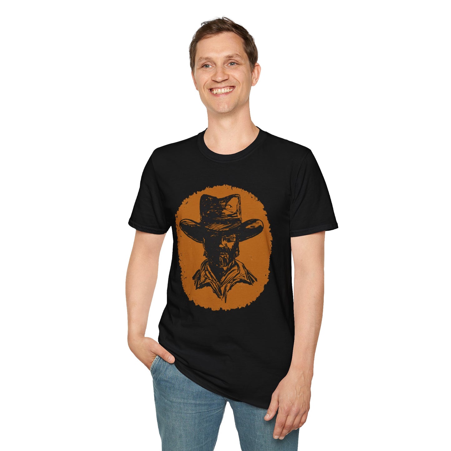 Southwest Cowboy Unisex T-Shirt - Western Rancher Design