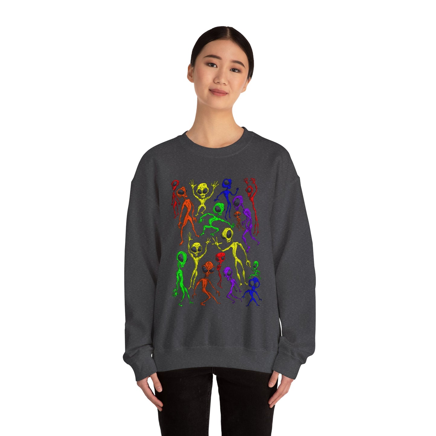 Alien Dance Party Crewneck Sweatshirt