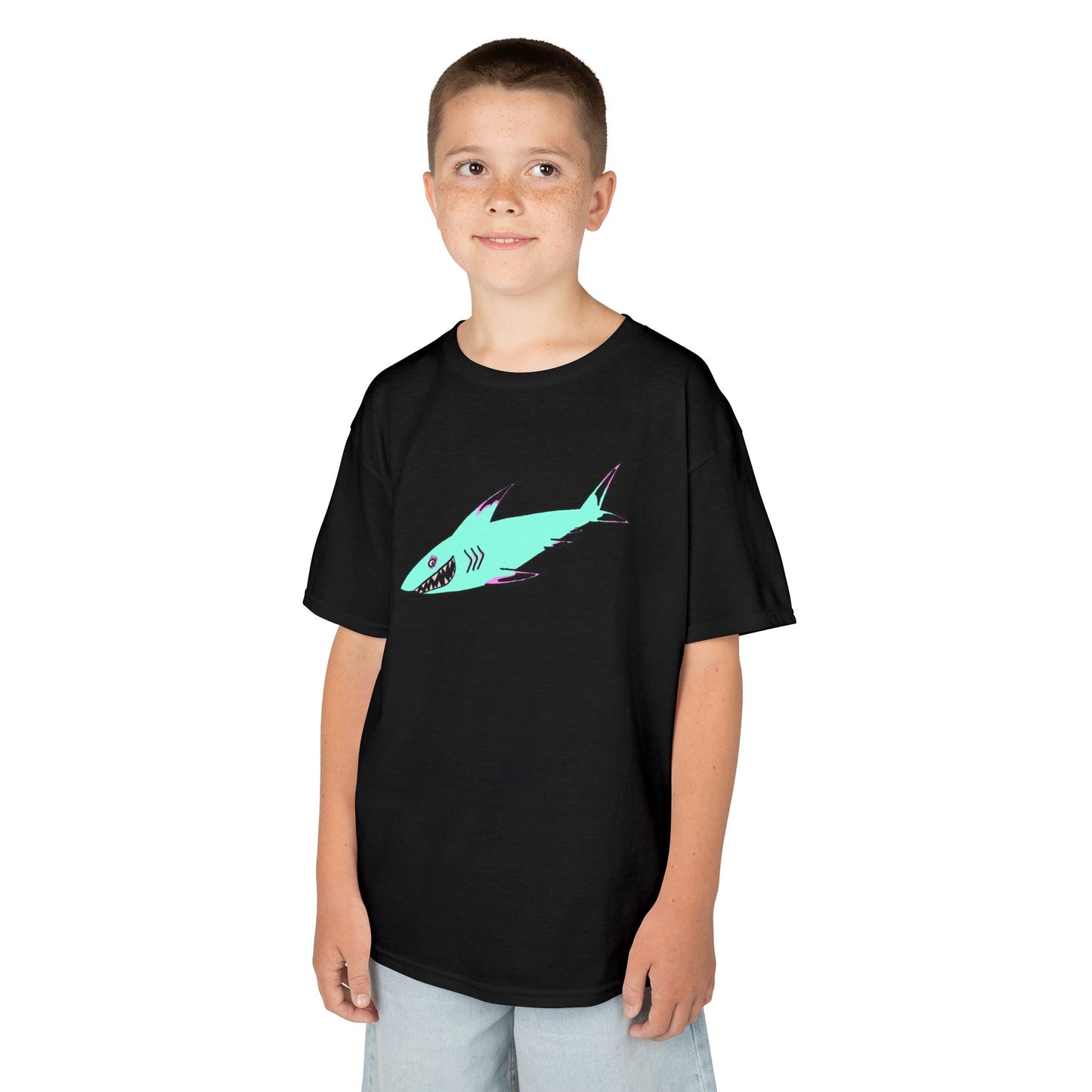 Cool Shark Kids Tee, Animal T-Shirt, Gifts for Boys, Summer Wear, Fun Graphic Tee, Birthday Gift