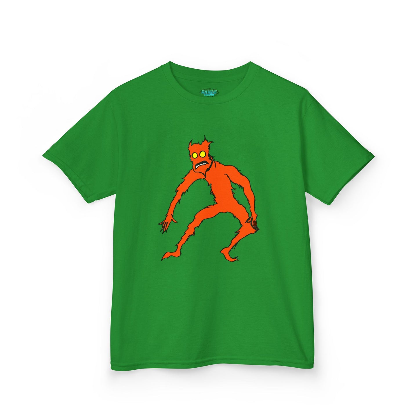 Kids Fire Monster Tee - Fun and Spooky Cotton T-Shirt for Kids