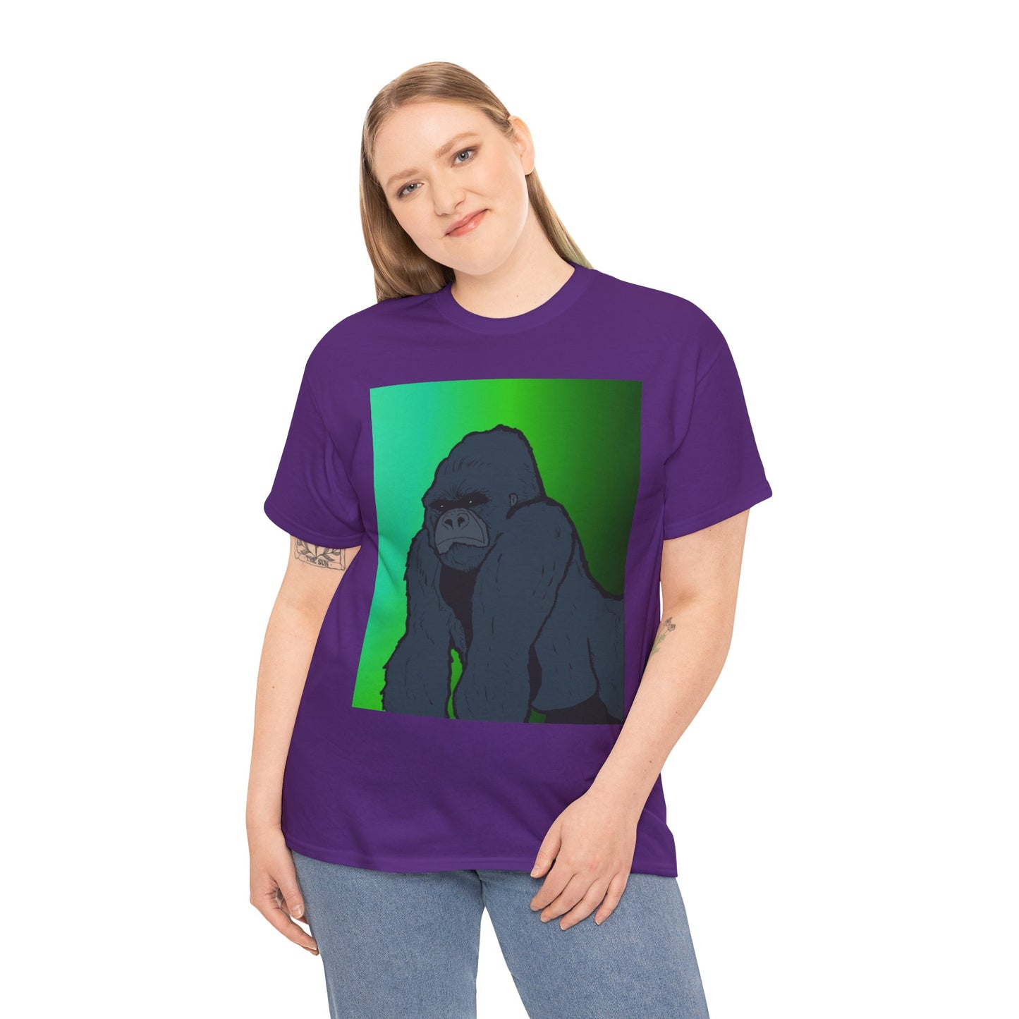 Gorilla Portrait Tee – Graphic Ape Illustration T-Shirt