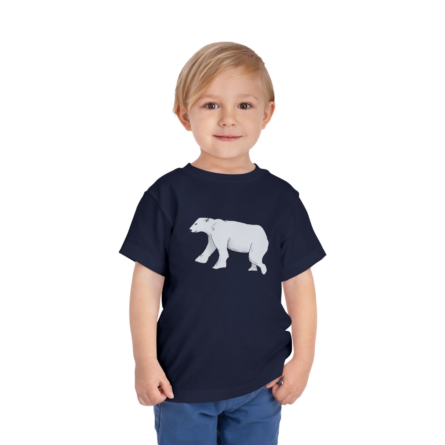 Polar Bear Toddler Tee — Cute Arctic Animal Shirt for Kids