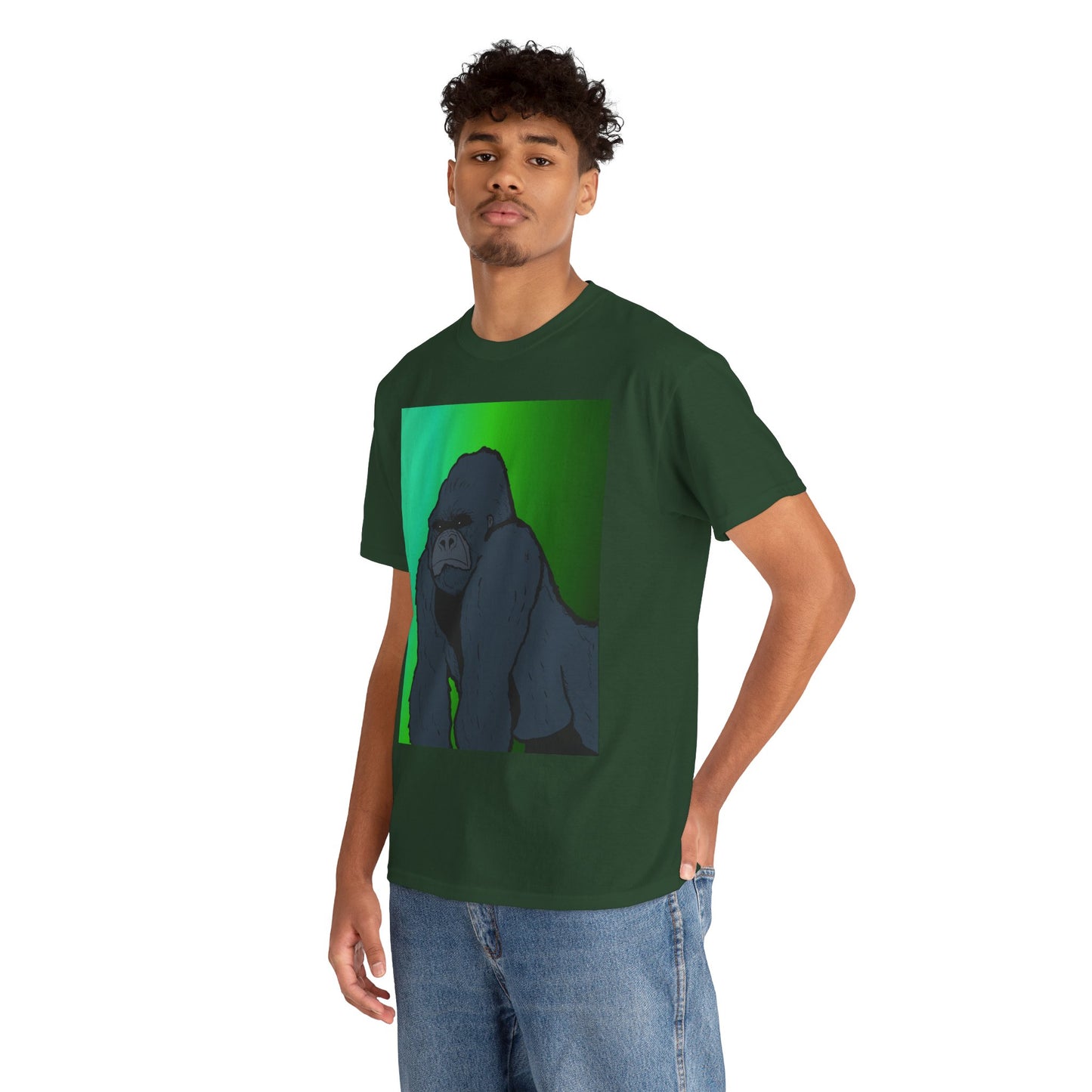 Gorilla Portrait Tee – Graphic Ape Illustration T-Shirt