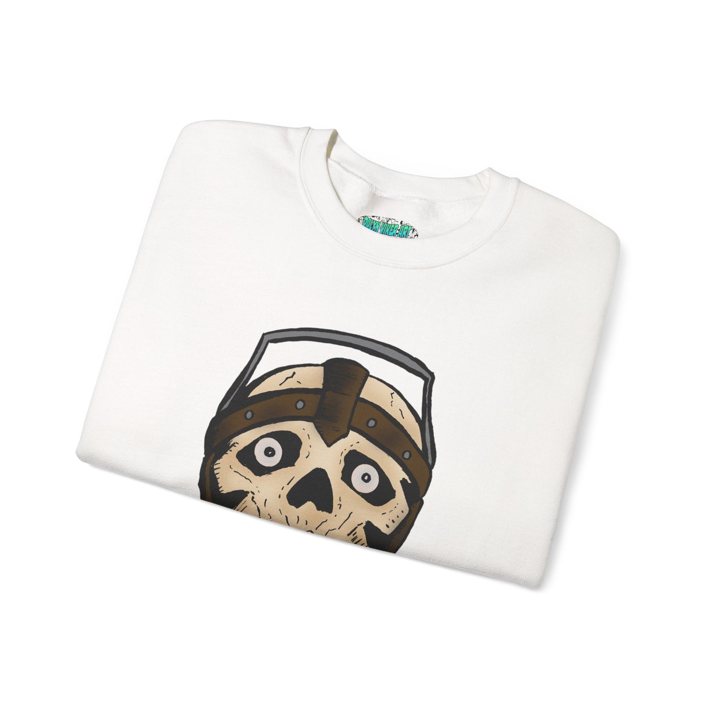 Screaming Skull Graphic Crewneck Sweatshirt - Unisex Heavy Blend