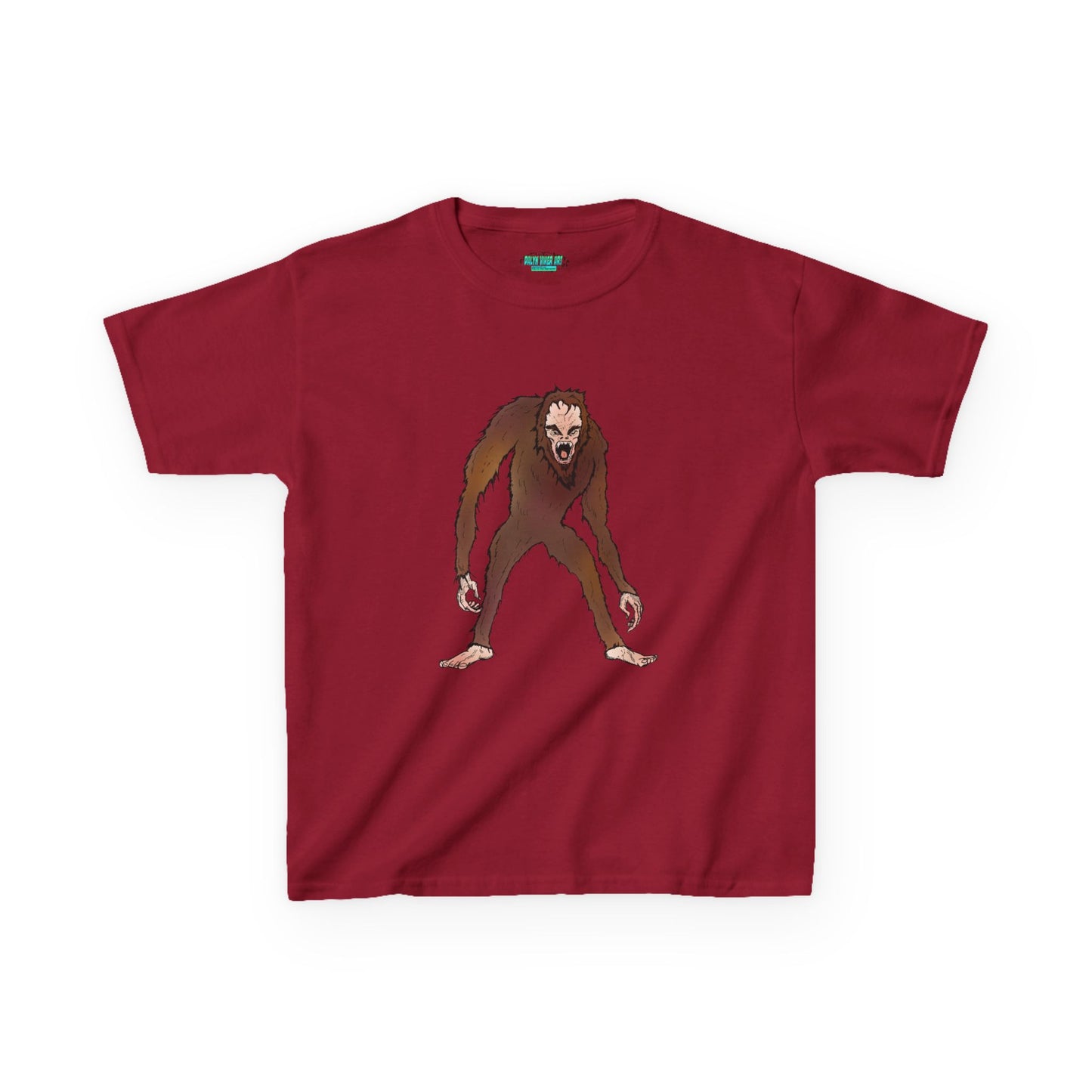 Kids Tee — Playful Sasquatch/Yeti Monster Graphic