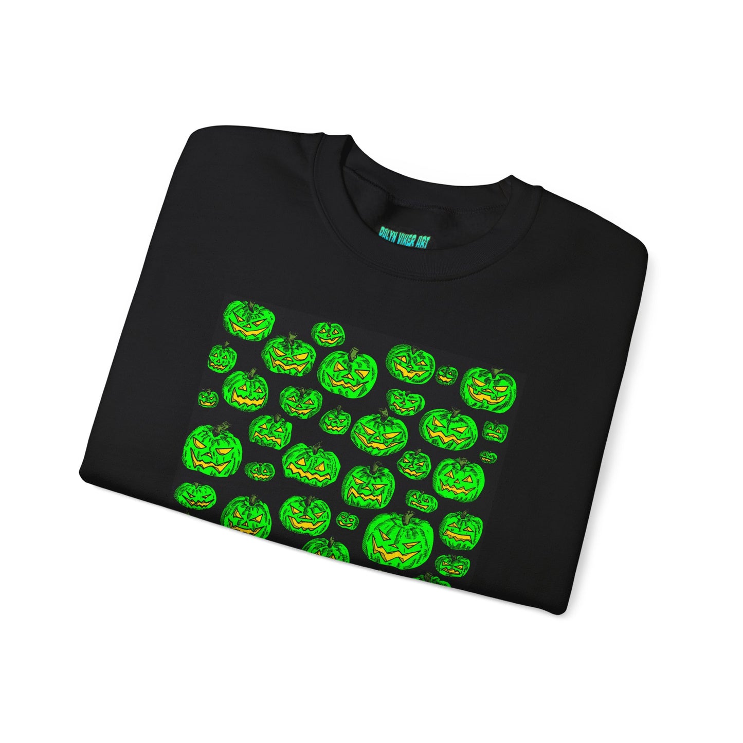 Halloween Pumpkin Crewneck Sweatshirt