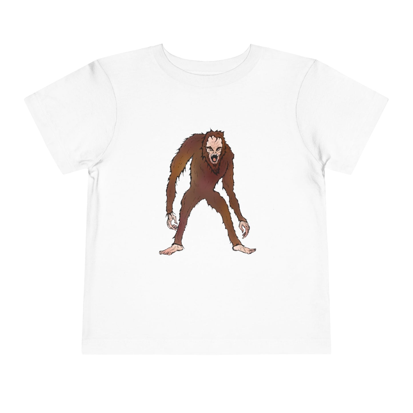 Toddler Tee — Cute Cartoon Kid-Friendly Bigfoot Graphic Shirt
