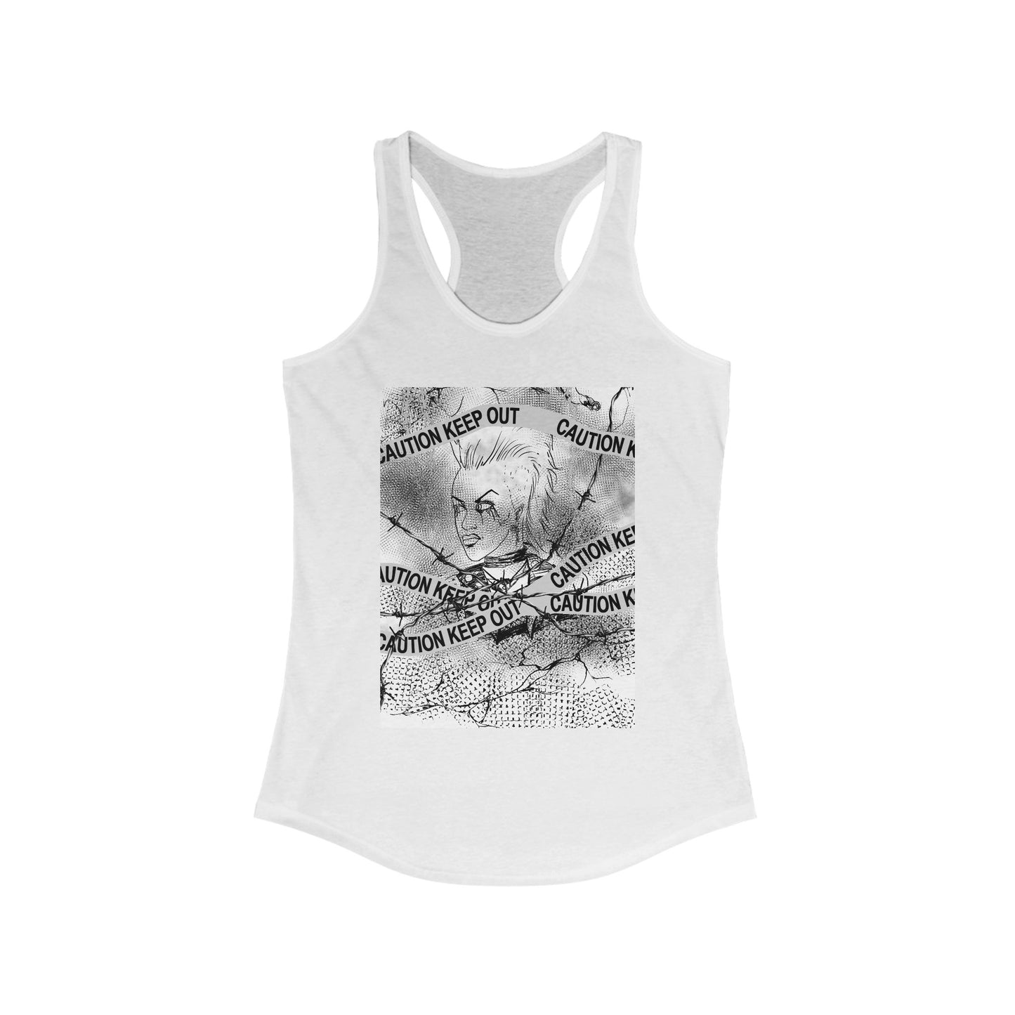 Racerback Tank - Riot and Rebel Punk Rock Feminist LGBTQ+ Pro Choice