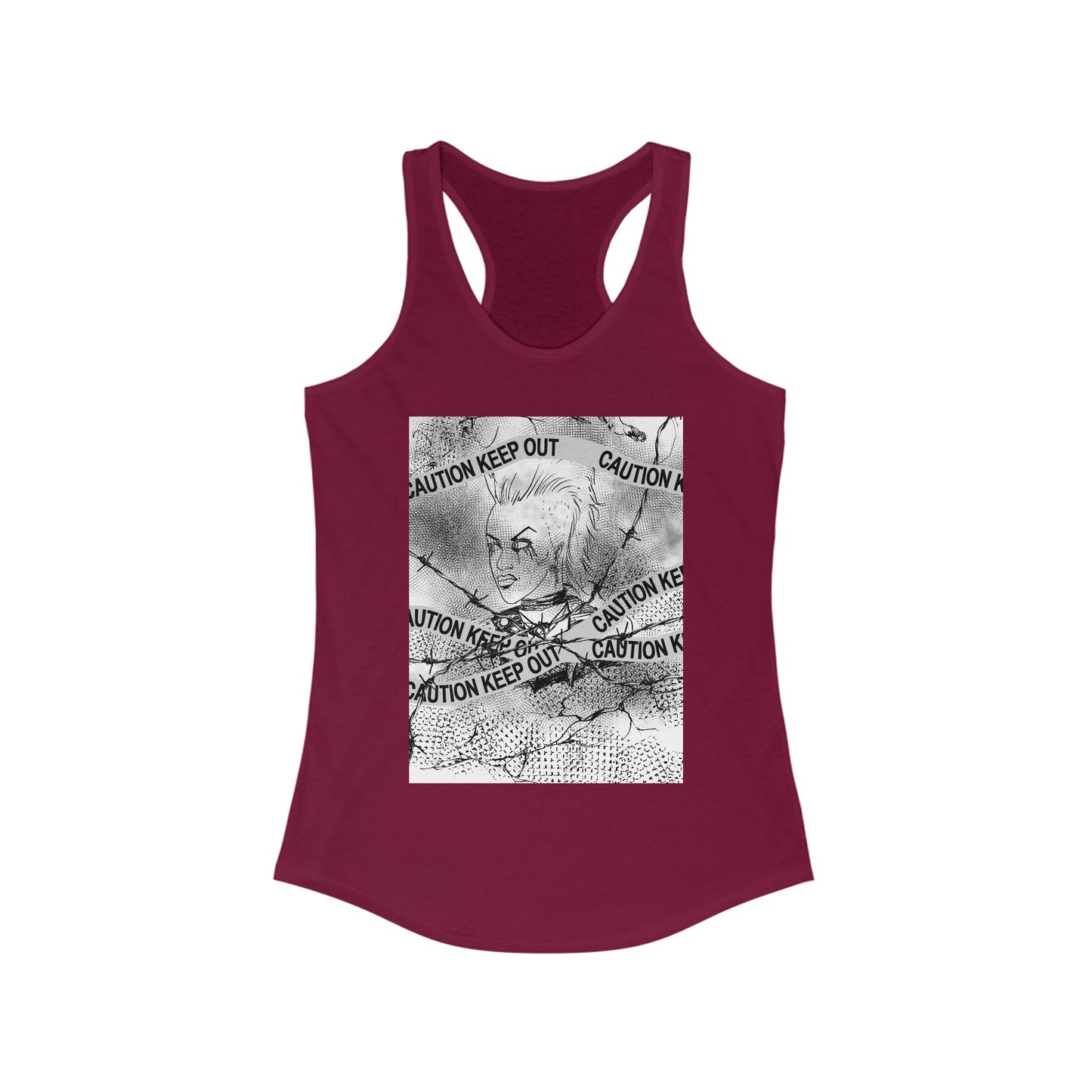Racerback Tank - Riot and Rebel Punk Rock Feminist LGBTQ+ Pro Choice