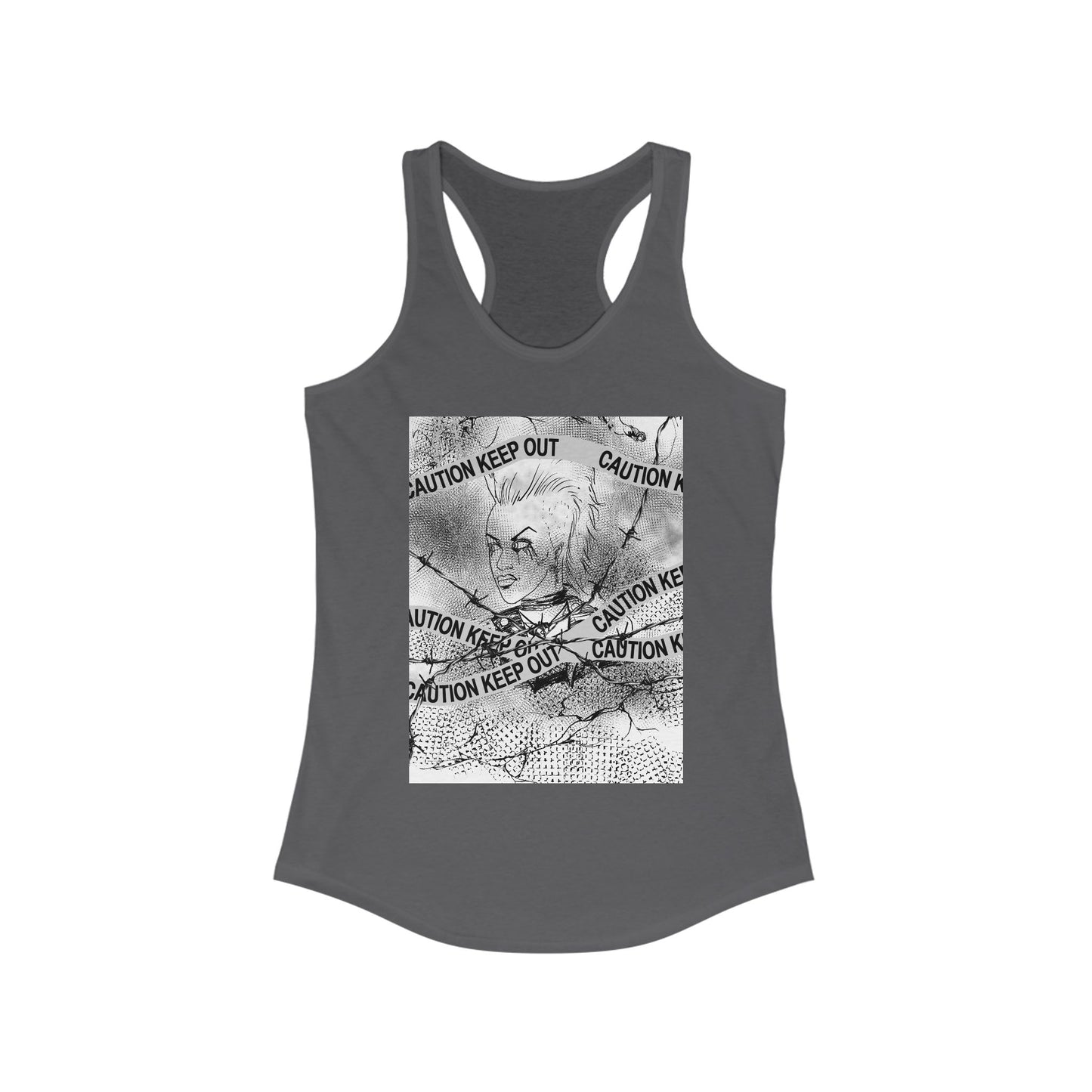 Racerback Tank - Riot and Rebel Punk Rock Feminist LGBTQ+ Pro Choice