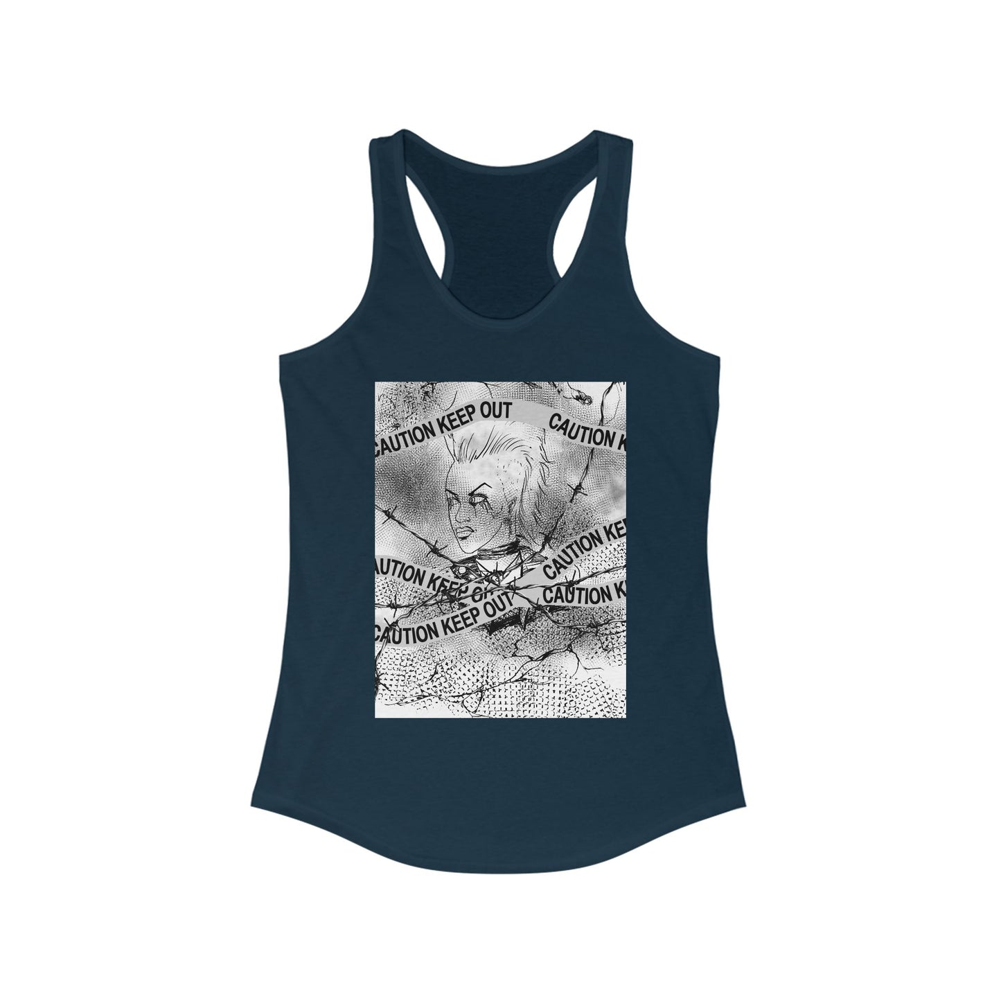 Racerback Tank - Riot and Rebel Punk Rock Feminist LGBTQ+ Pro Choice