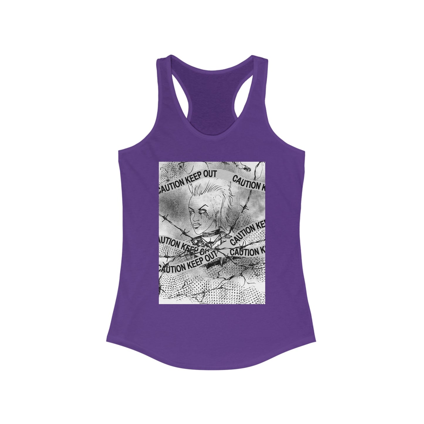 Racerback Tank - Riot and Rebel Punk Rock Feminist LGBTQ+ Pro Choice