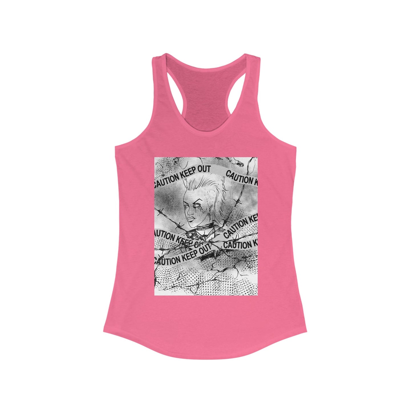 Racerback Tank - Riot and Rebel Punk Rock Feminist LGBTQ+ Pro Choice